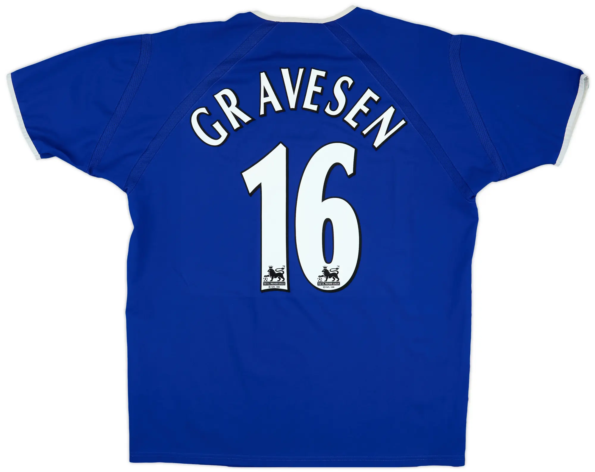 2003-04 Everton Home Shirt Gravesen #16 - 8/10 - (L)