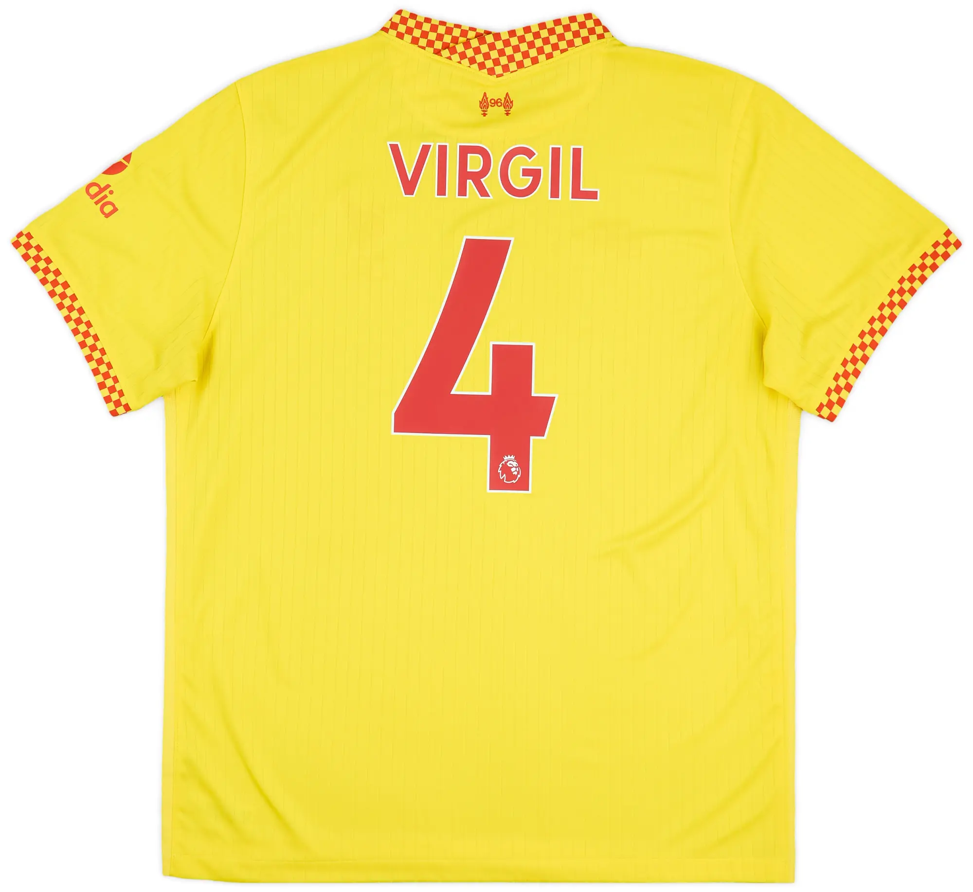 2021-22 Liverpool Third Shirt Virgil #4 - 7/10 - (XL)