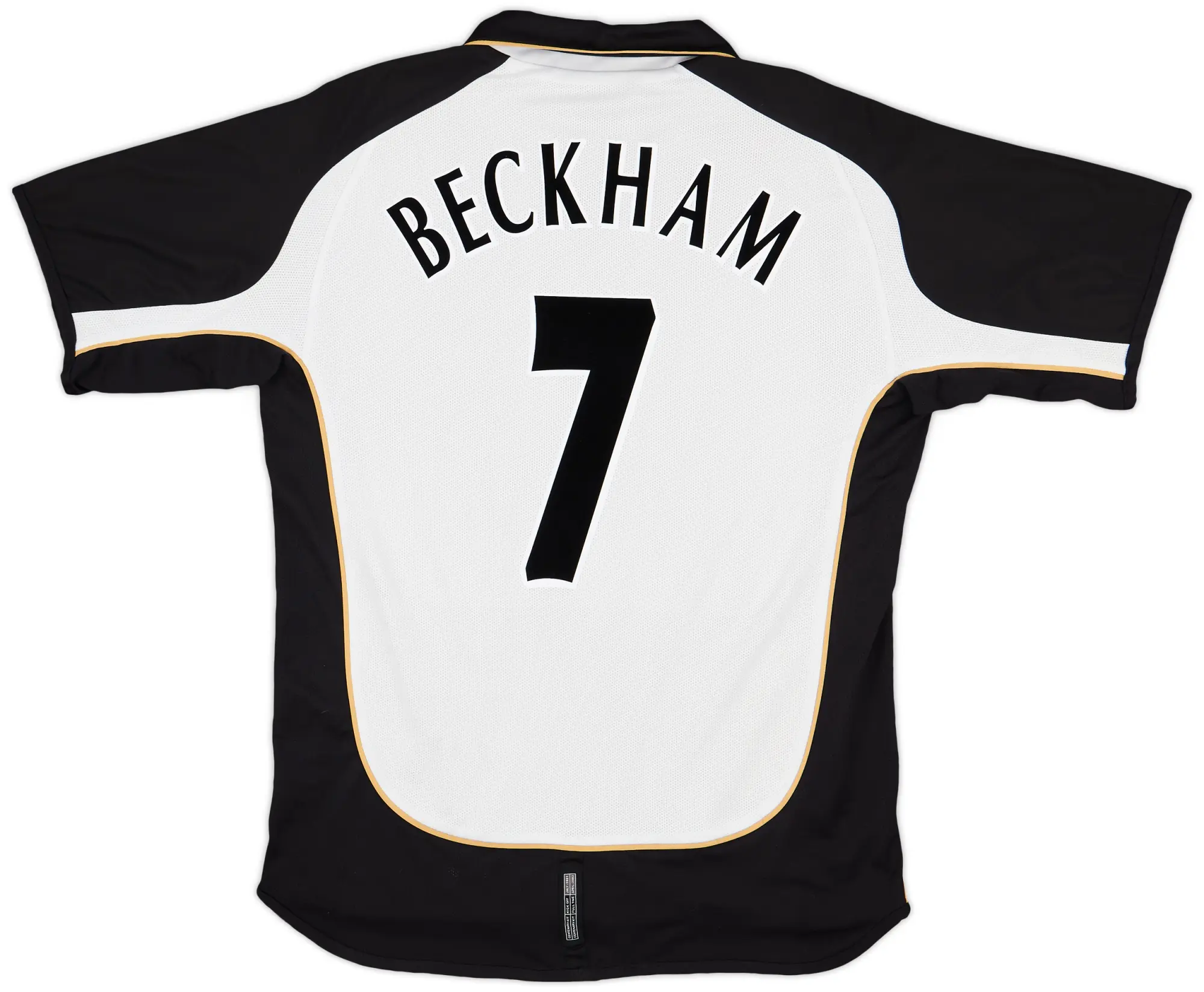 2001-02 Manchester United Centenary Away/Third Shirt Beckham #7 - 6/10 - (L)