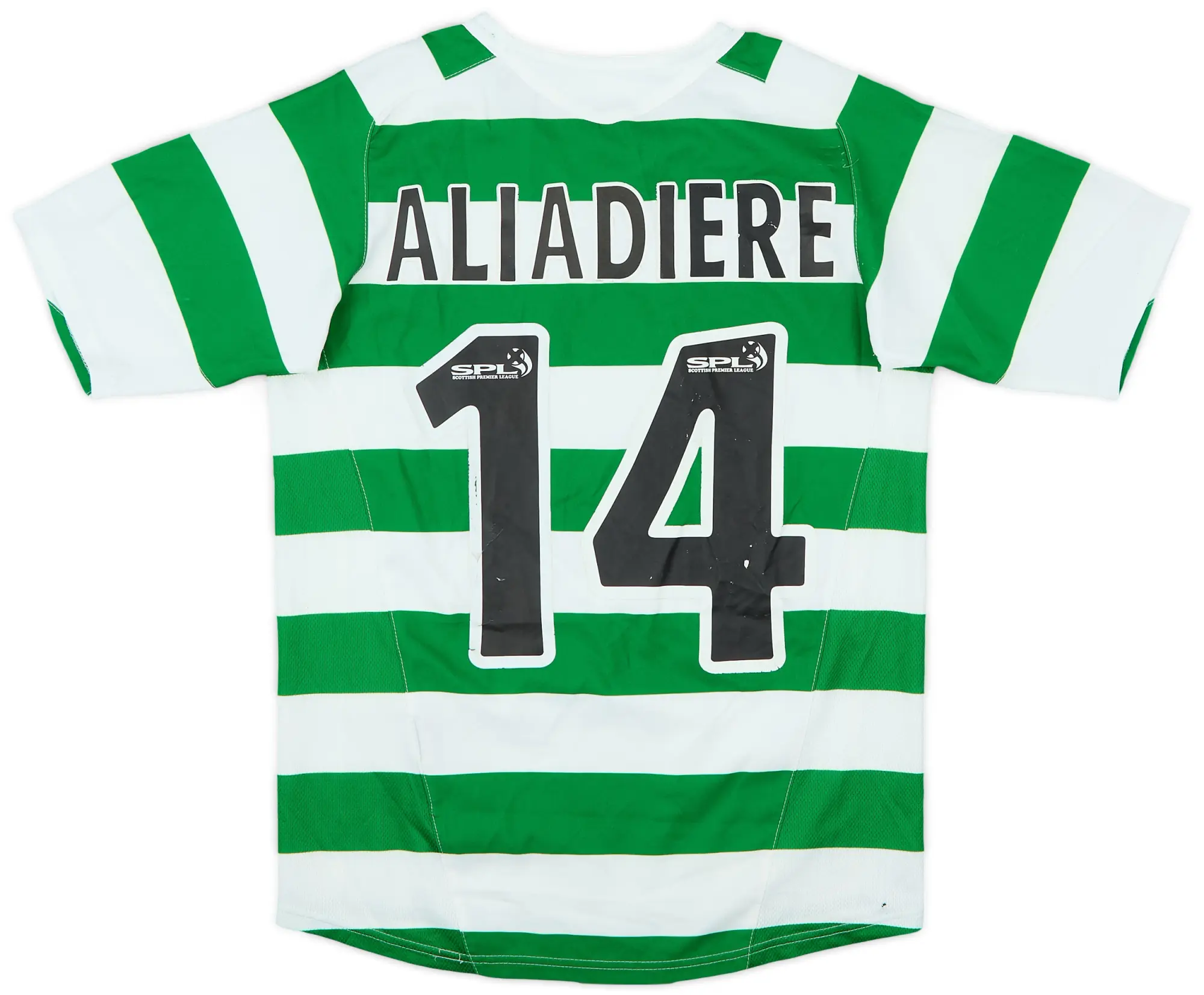 2005-06 Celtic Home Shirt Aliadiere #14 - 4/10 - (M)
