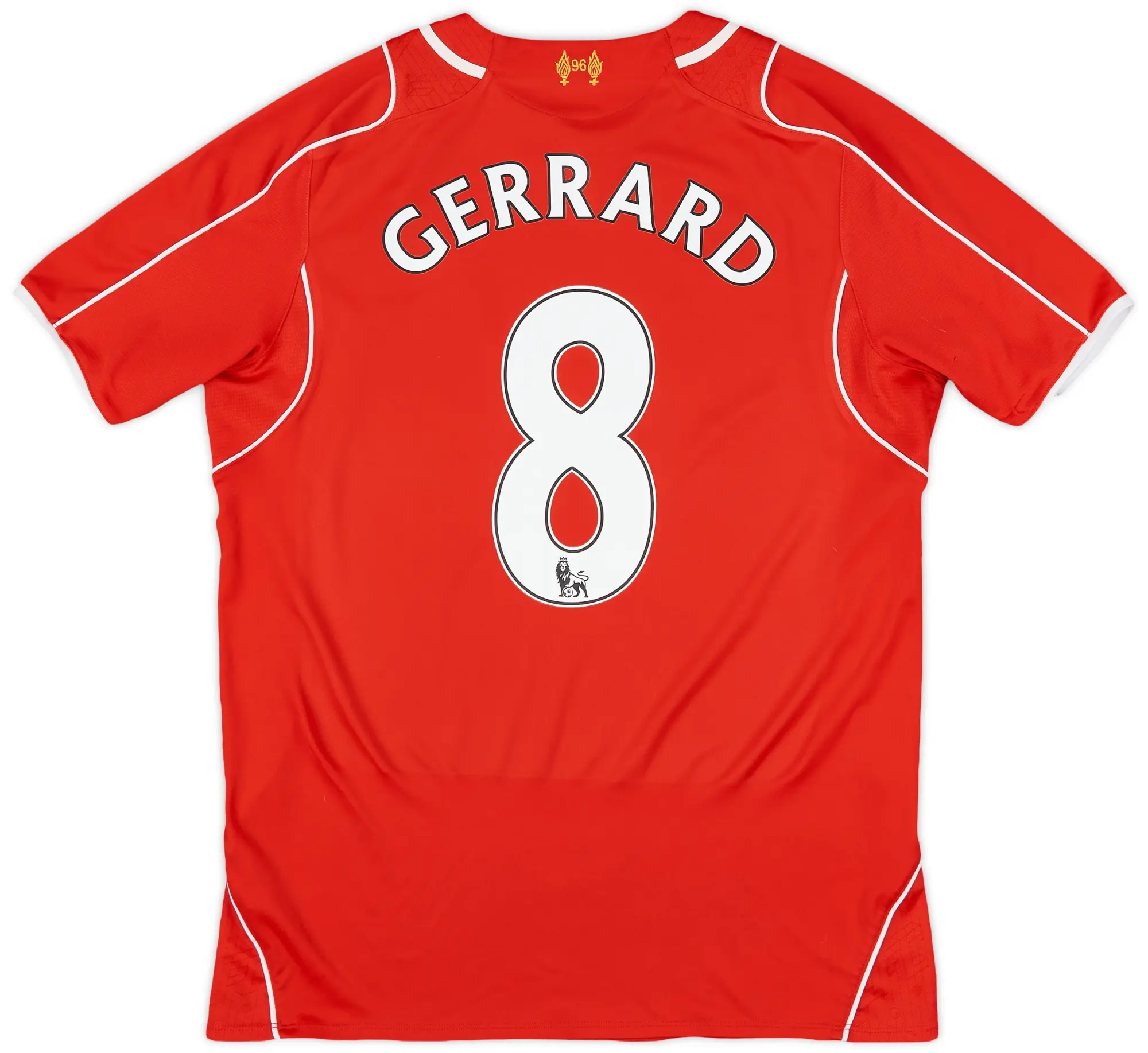 2014-15 Liverpool Home Shirt Gerrard #8 - 5/10 - (M)