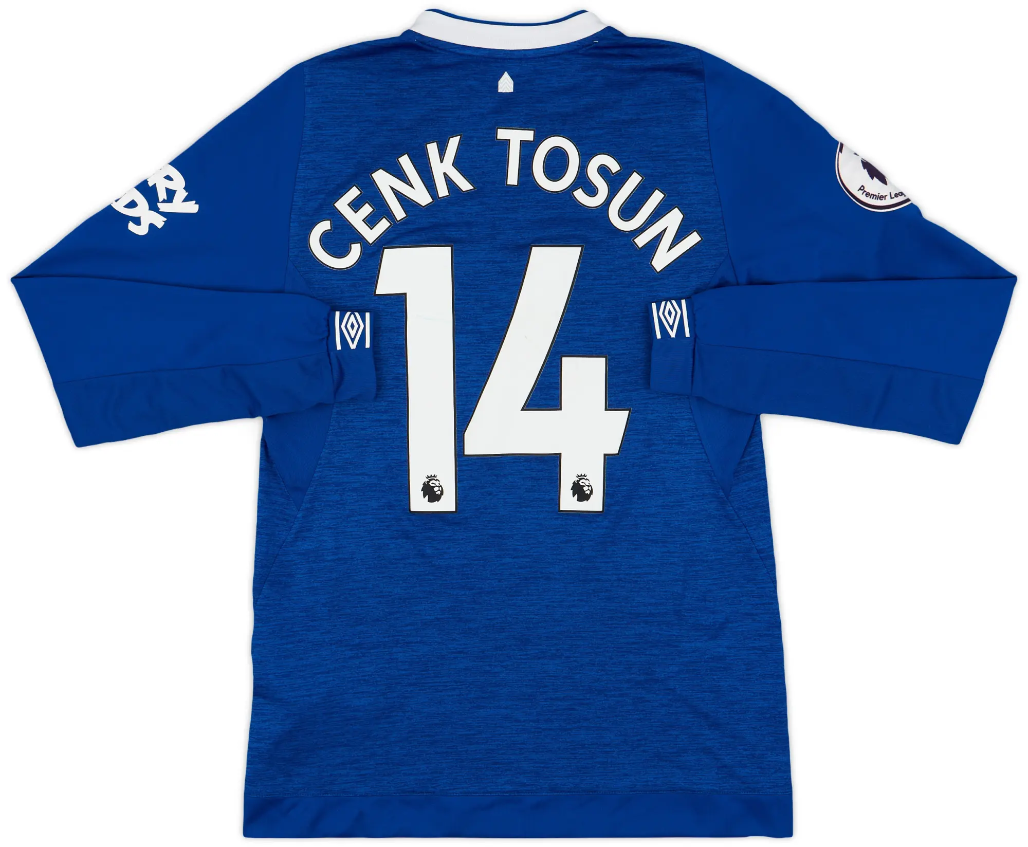 2018-19 Everton Home L/S Shirt Cenk Tosun #14 - 8/10 - (S)