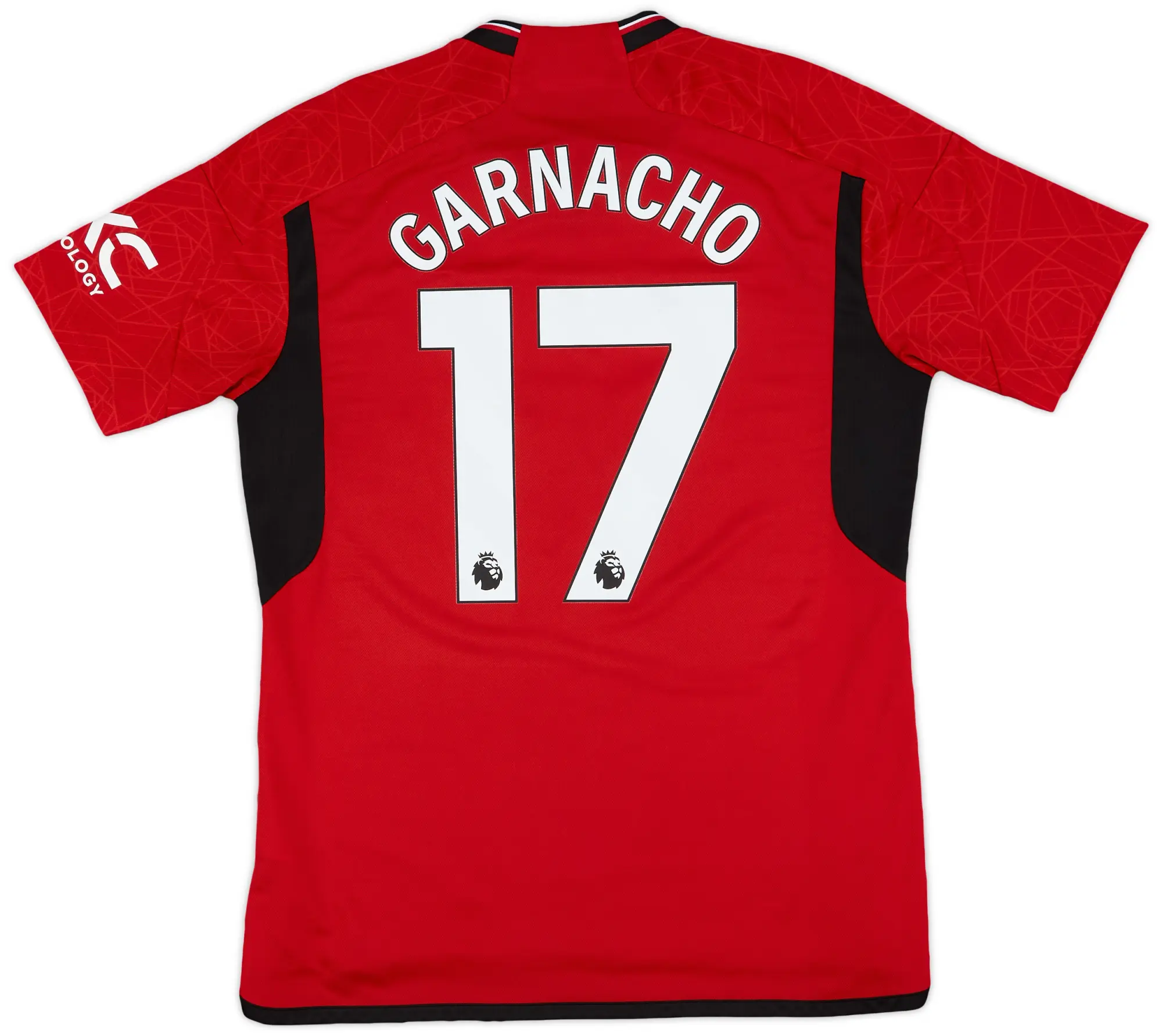 2023-24 Manchester United Home Shirt Garnacho #17 - 10/10 - (L)