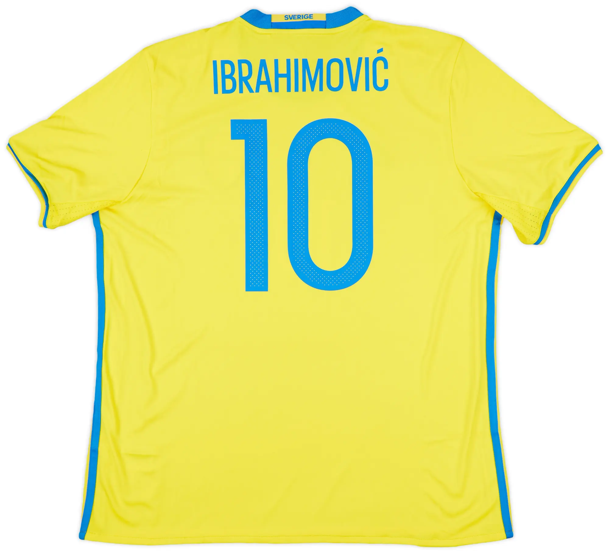 2016-17 Sweden Home Shirt Ibrahimovic #10 (XL)
