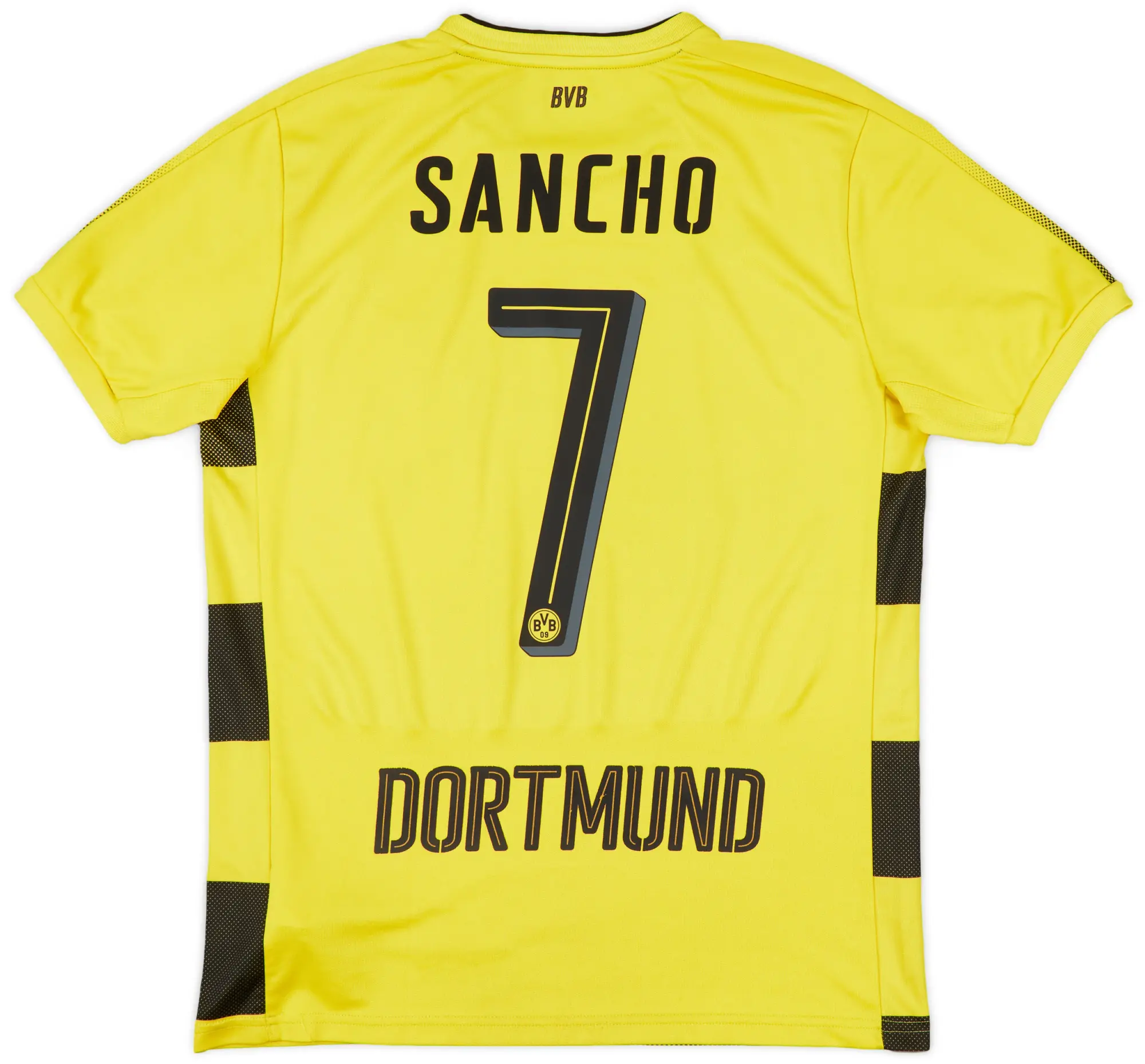 2017-18 Borussia Dortmund Home Shirt Sancho #7 - 6/10 - (M)