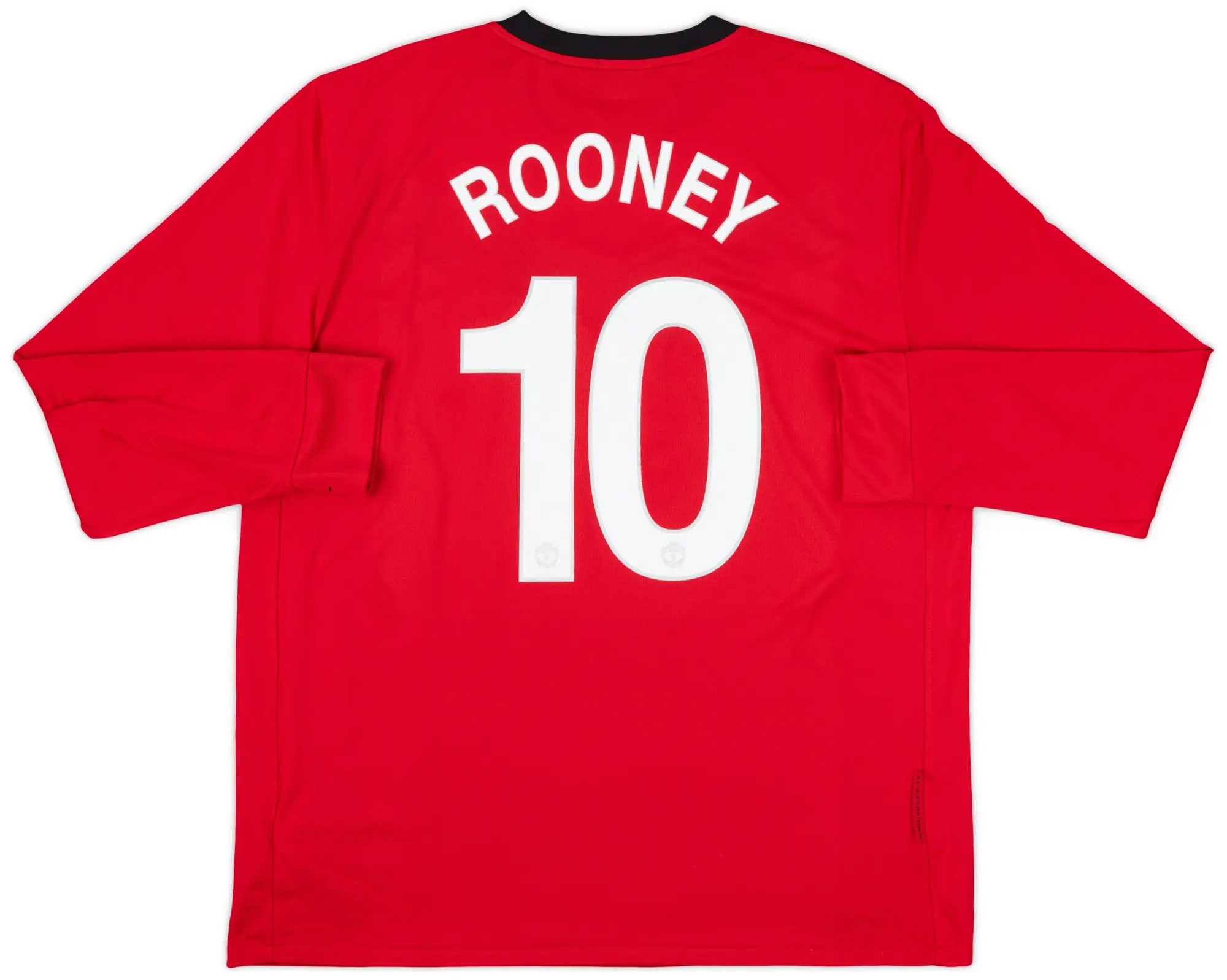2009-10 Manchester United Home L/S Shirt Rooney #10 - 10/10 - (XL)