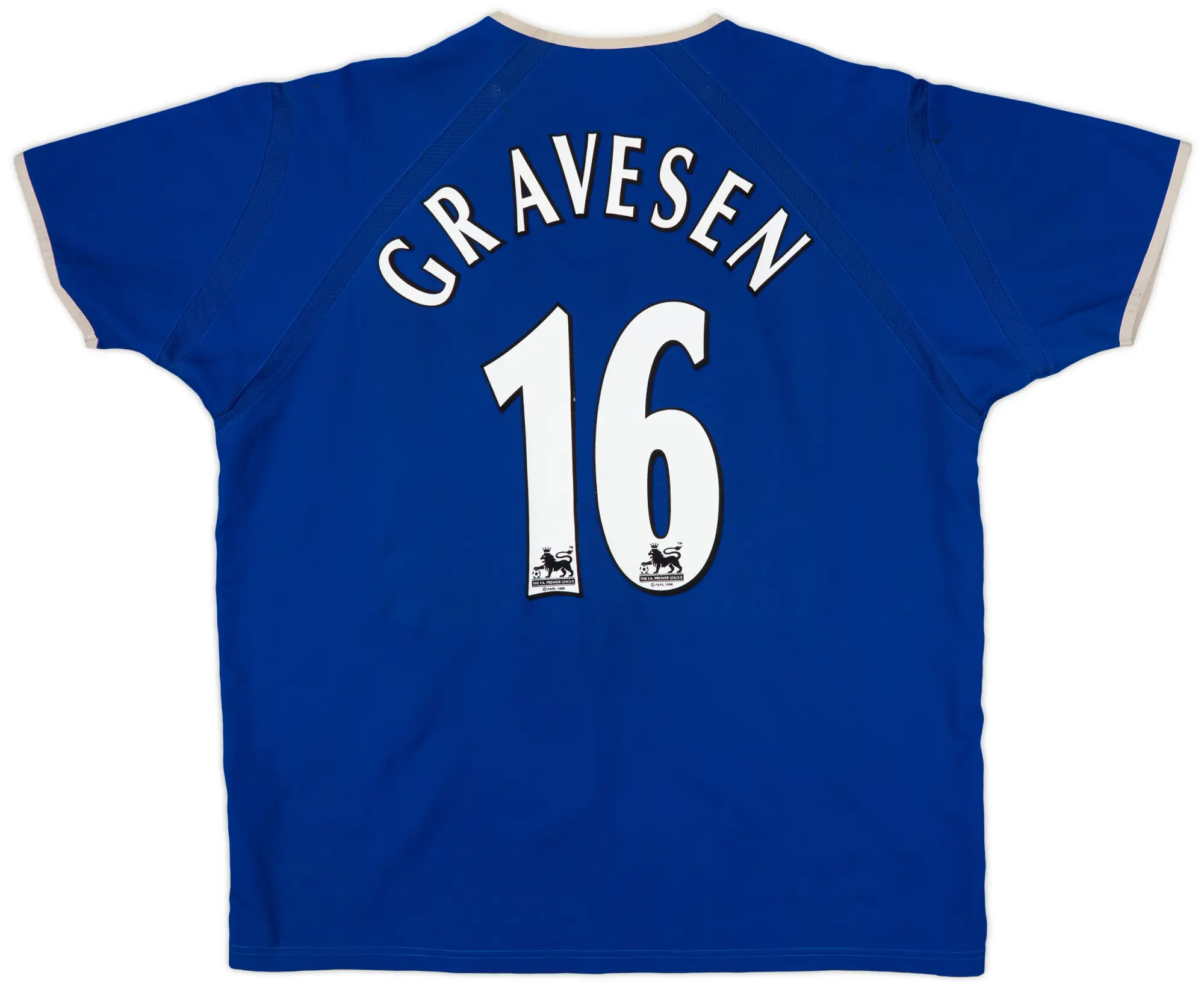 2003-04 Everton Home Shirt Gravesen #16 - 5/10 - (XXL)