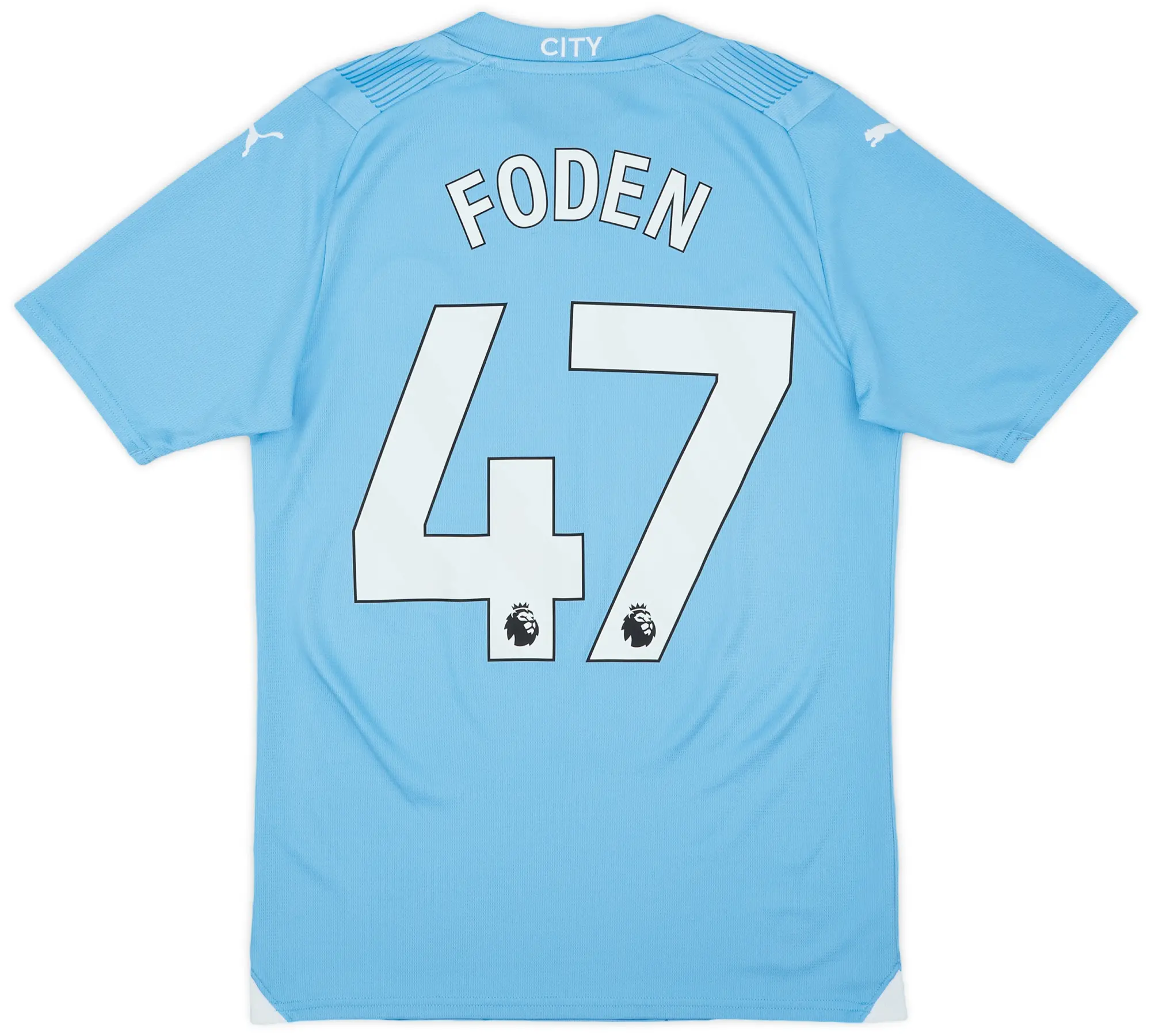 2023-24 Manchester City Home Shirt Foden #47 - 9/10 - (S)