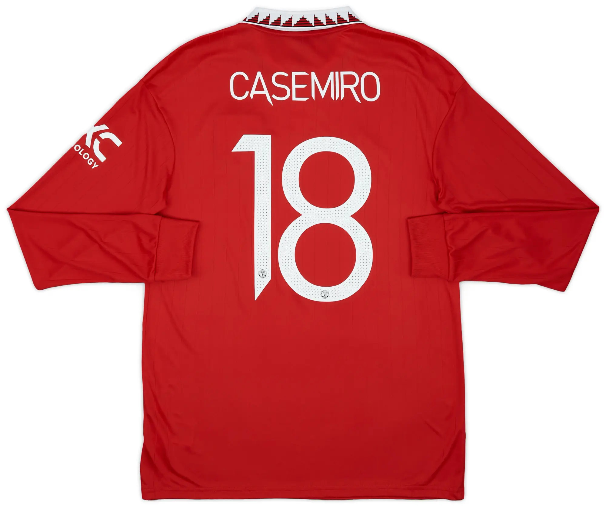 2022-23 Manchester United Home L/S Shirt Casemiro #18 - 10/10 - (M)