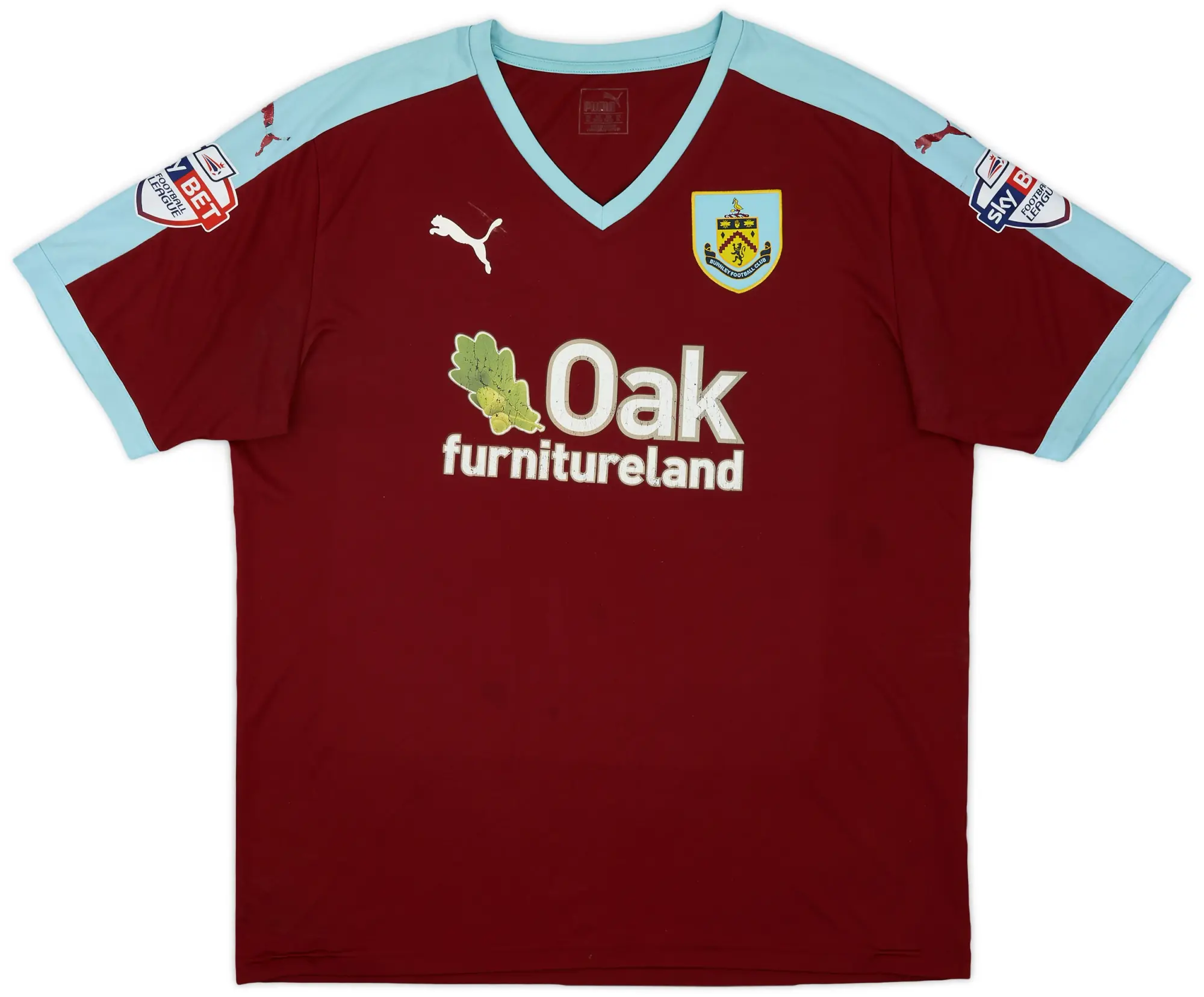 2015-16 Burnley Home Shirt - 6/10 - (XL)