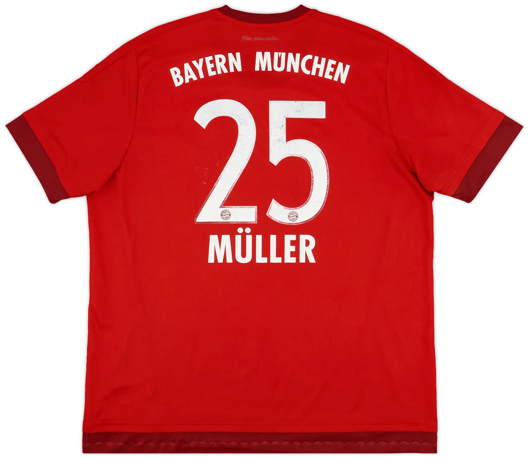 2015-16 Bayern Munich Home Shirt Muller #25 - 5/10 - (XXL)