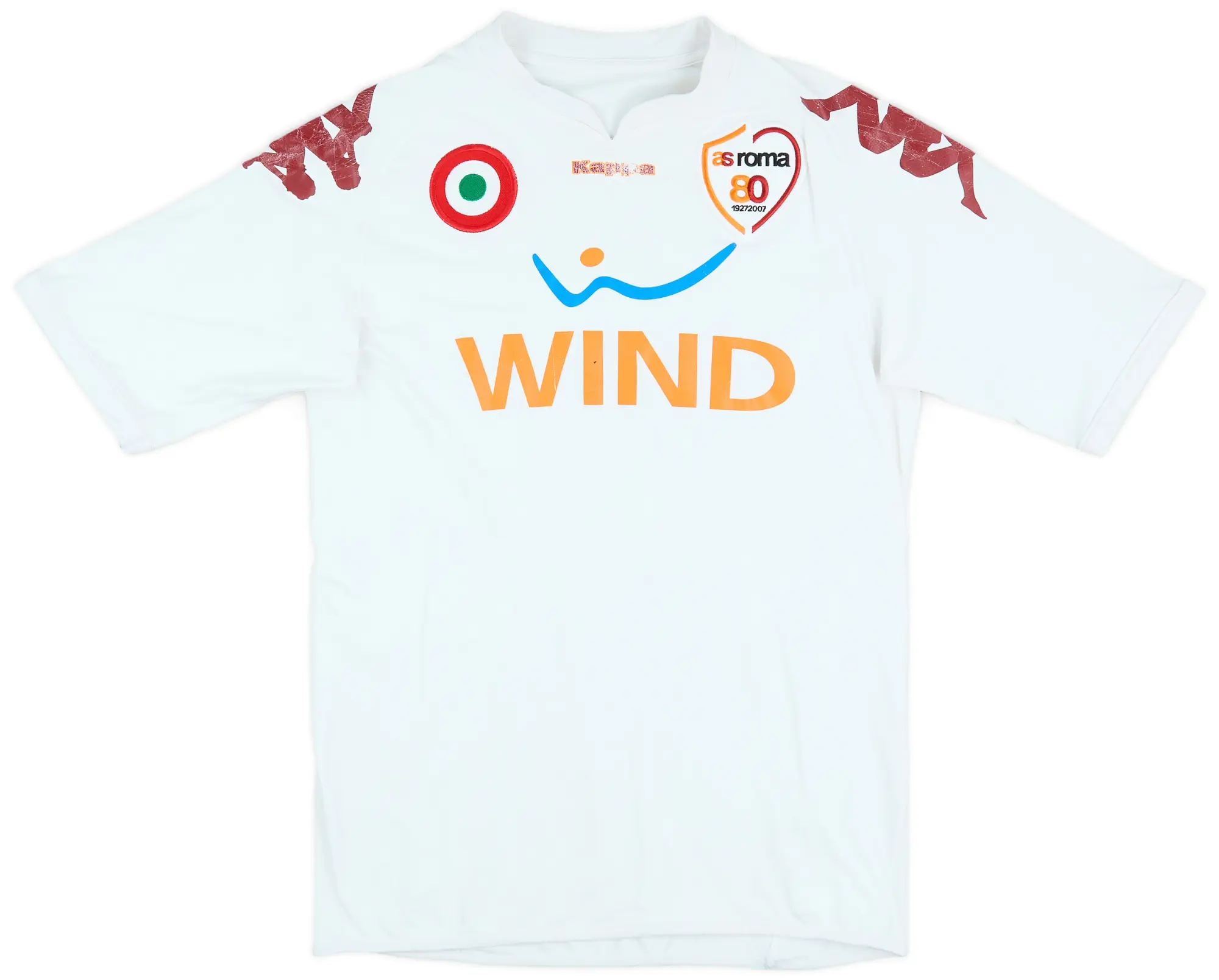 2007-08 Roma Away Shirt - 5/10 - (XL)