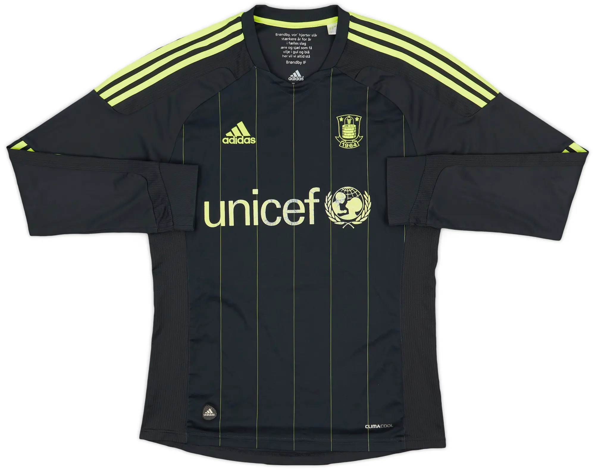 2011-12 Brondby Away L/S Shirt - 6/10 - (S)