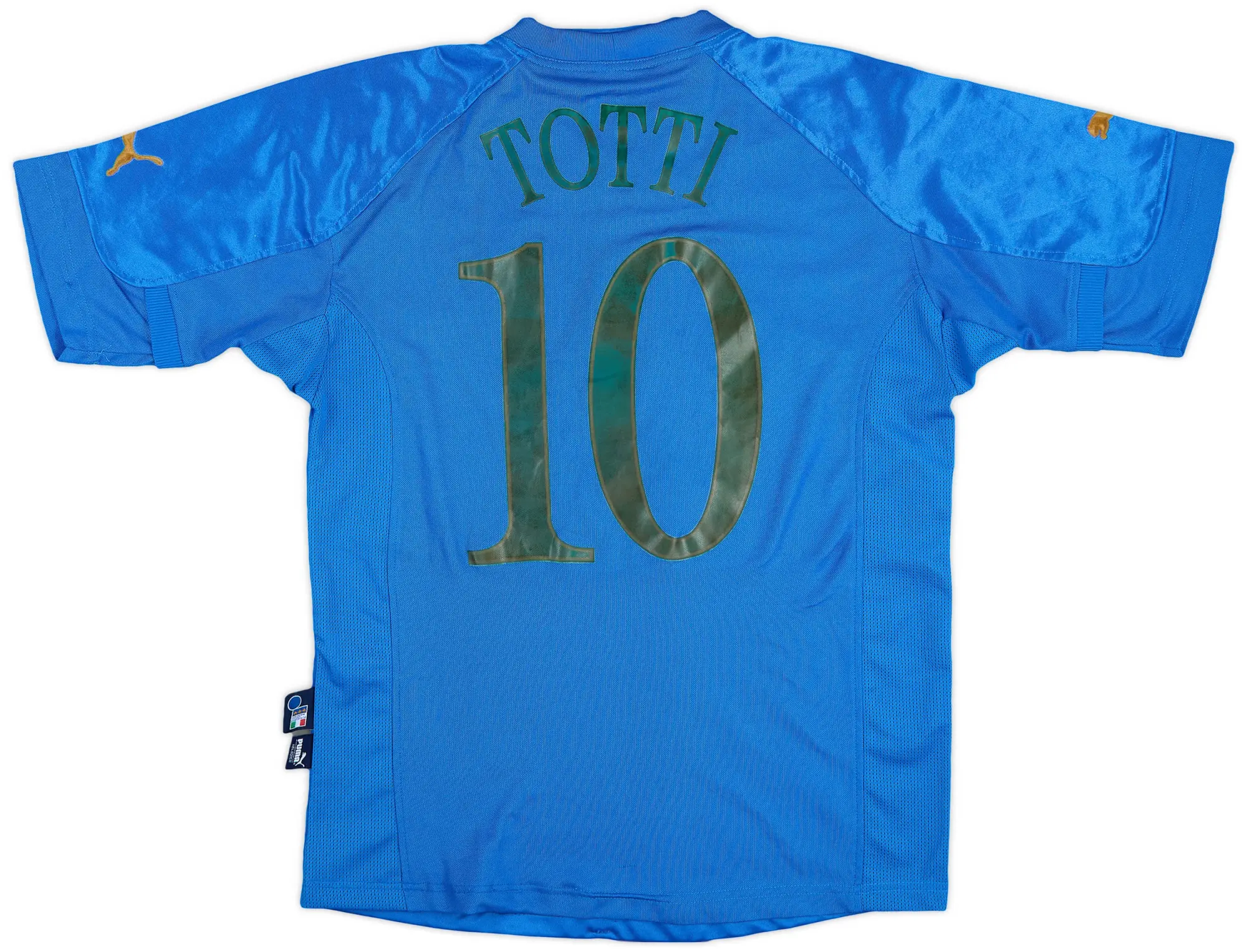 2004-06 Italy Home Shirt Totti #10 - 4/10 - (M)