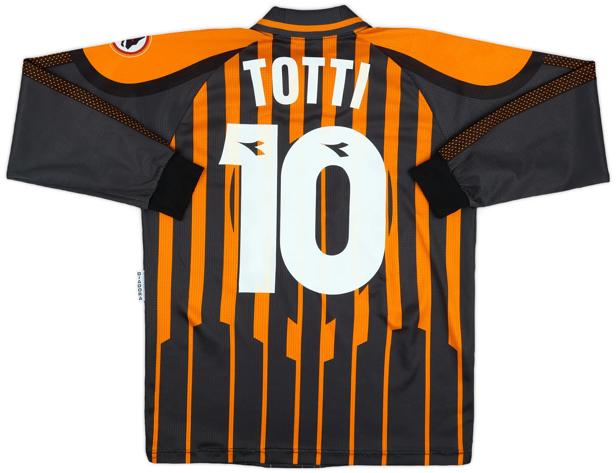 1997-98 Roma Third L/S Shirt Totti #10 - 6/10 - (M)