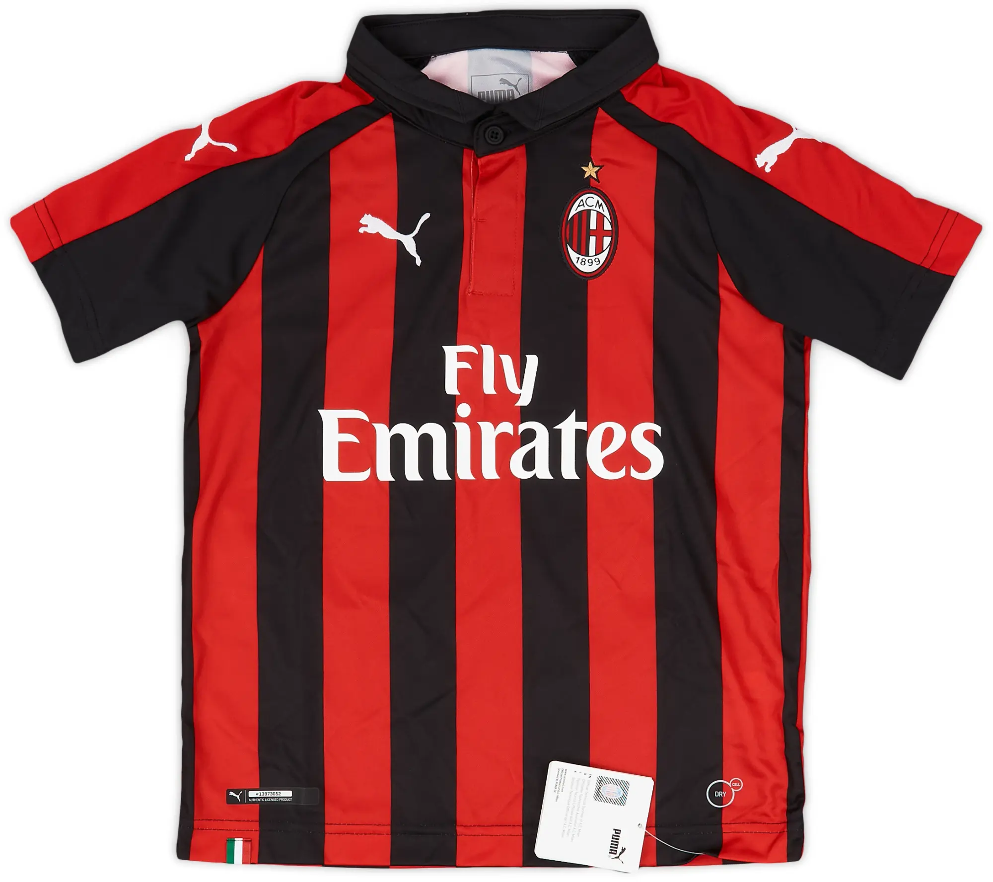 2018-19 AC Milan Home Shirt (S.Boys)