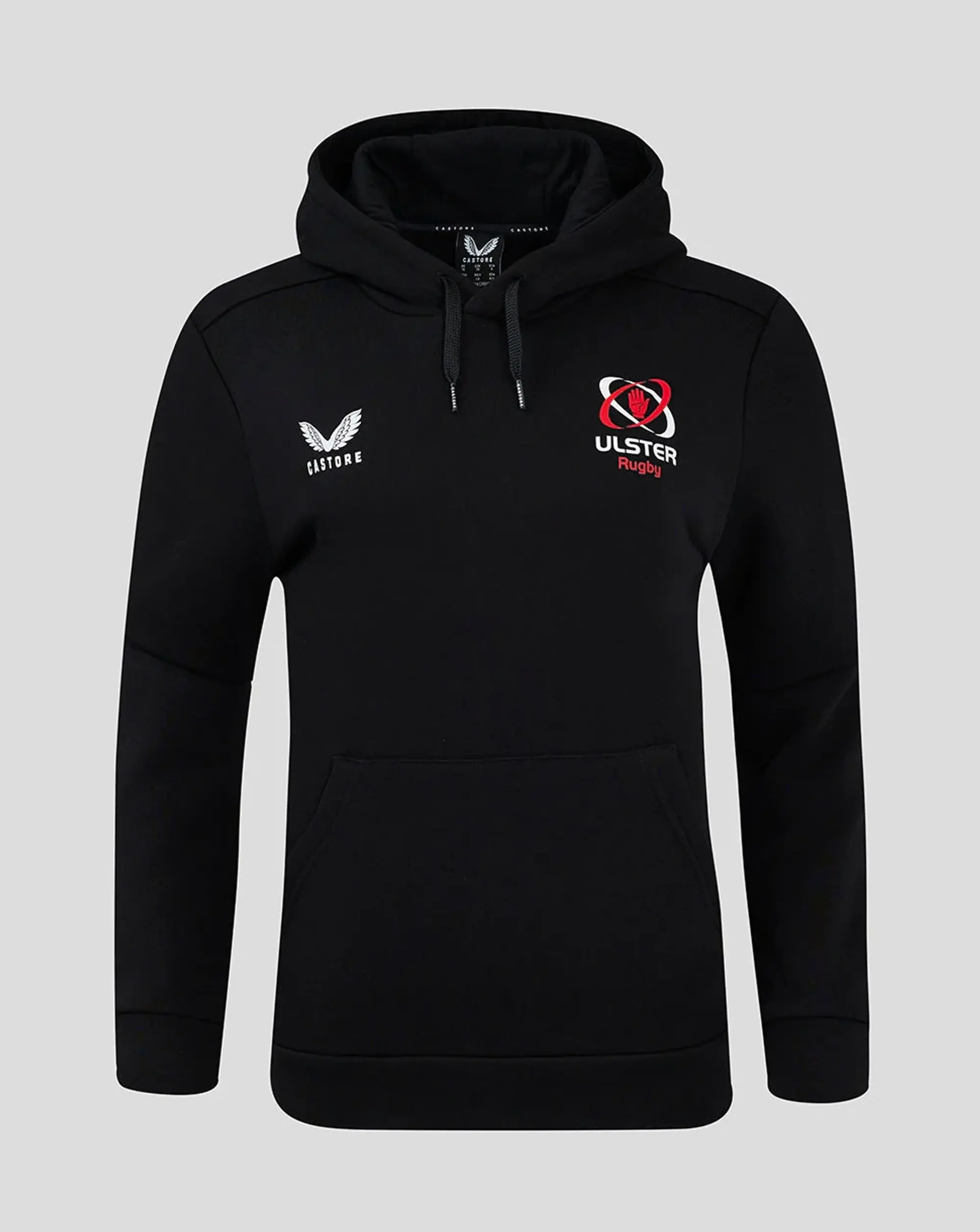 Castore Ulster Womens 24/25 Cotton Rich Brushed Back Hoody - Caviar