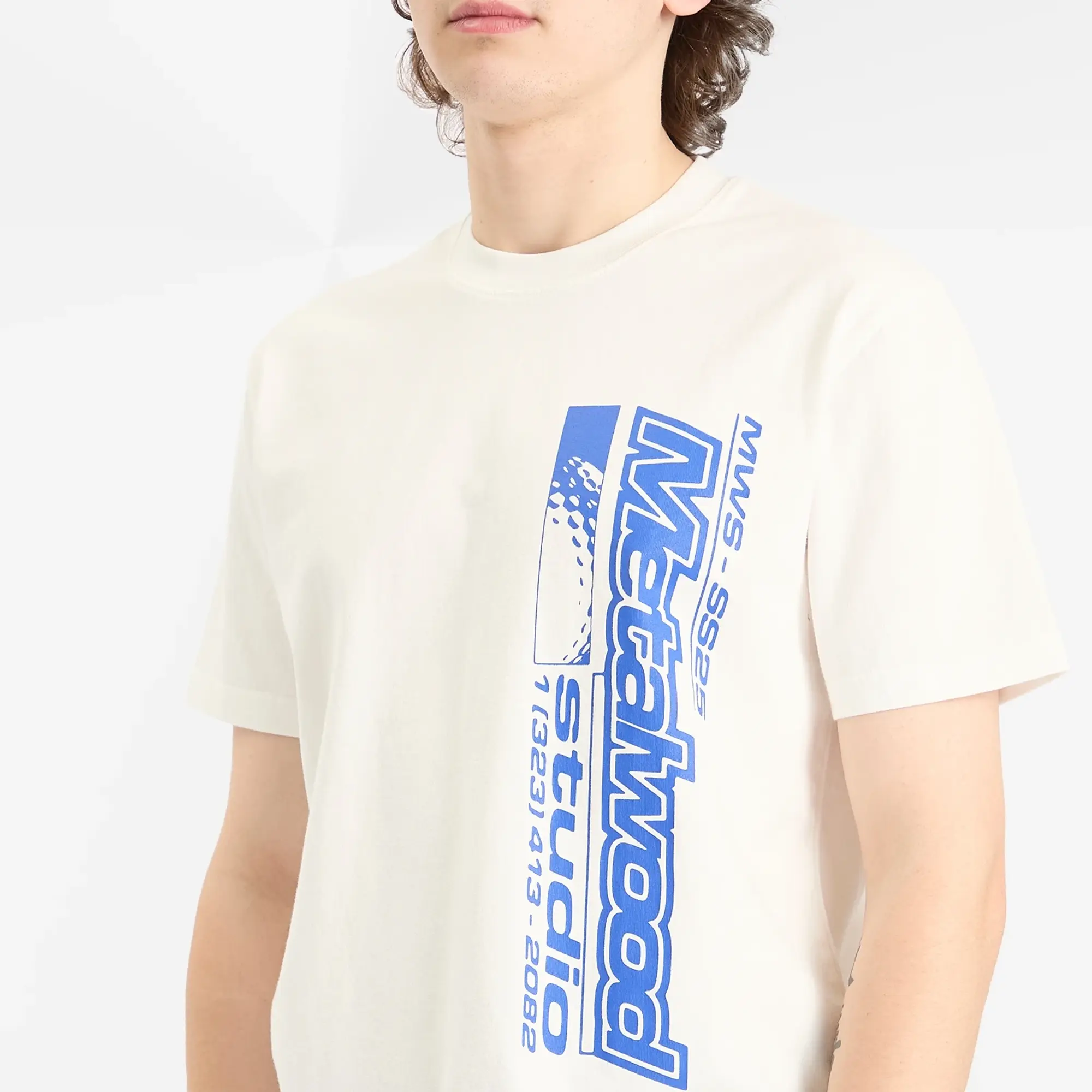 Metalwood Studio Men's La Brea Shop T-Shirt White