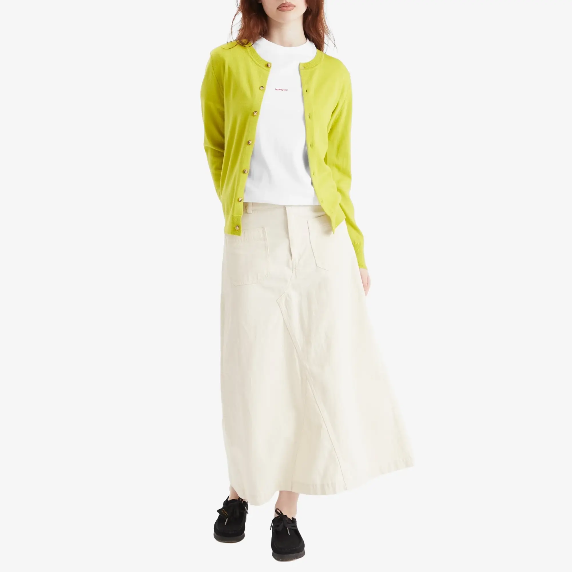 Beams Boy Women's Crew T-Shirt Off White