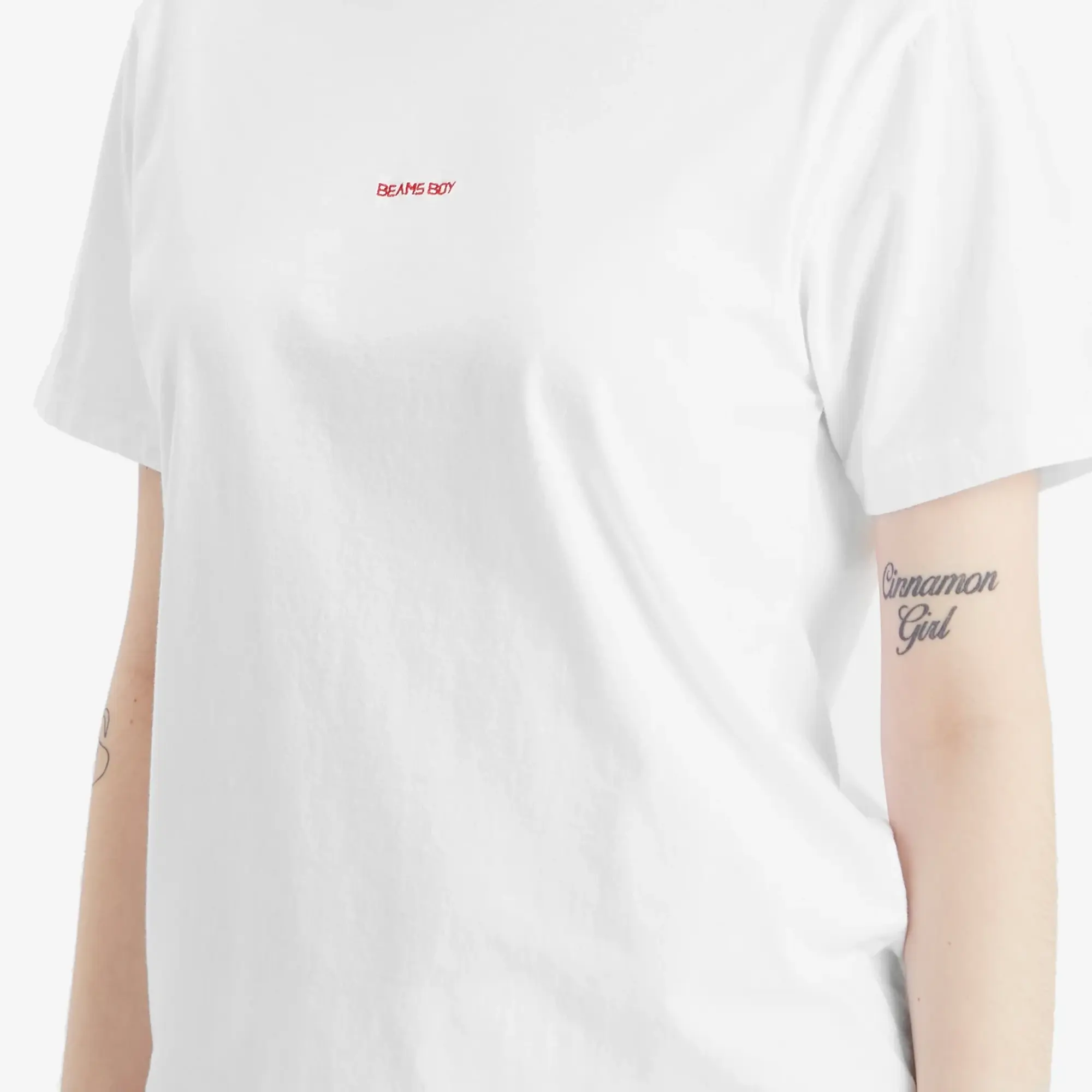 Beams Boy Women's Crew T-Shirt Off White