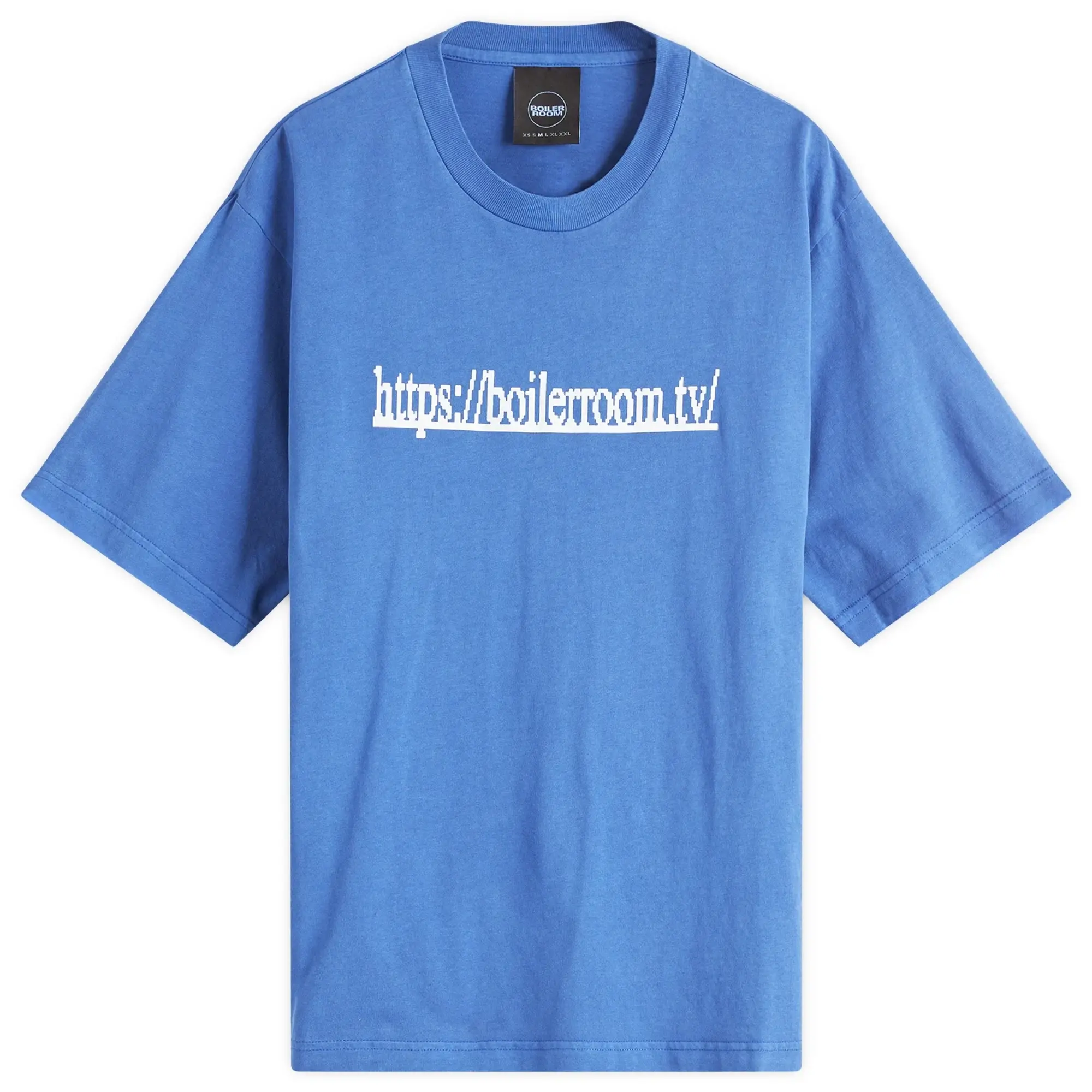 Boiler Room Men's TV Logo T-Shirt Blue