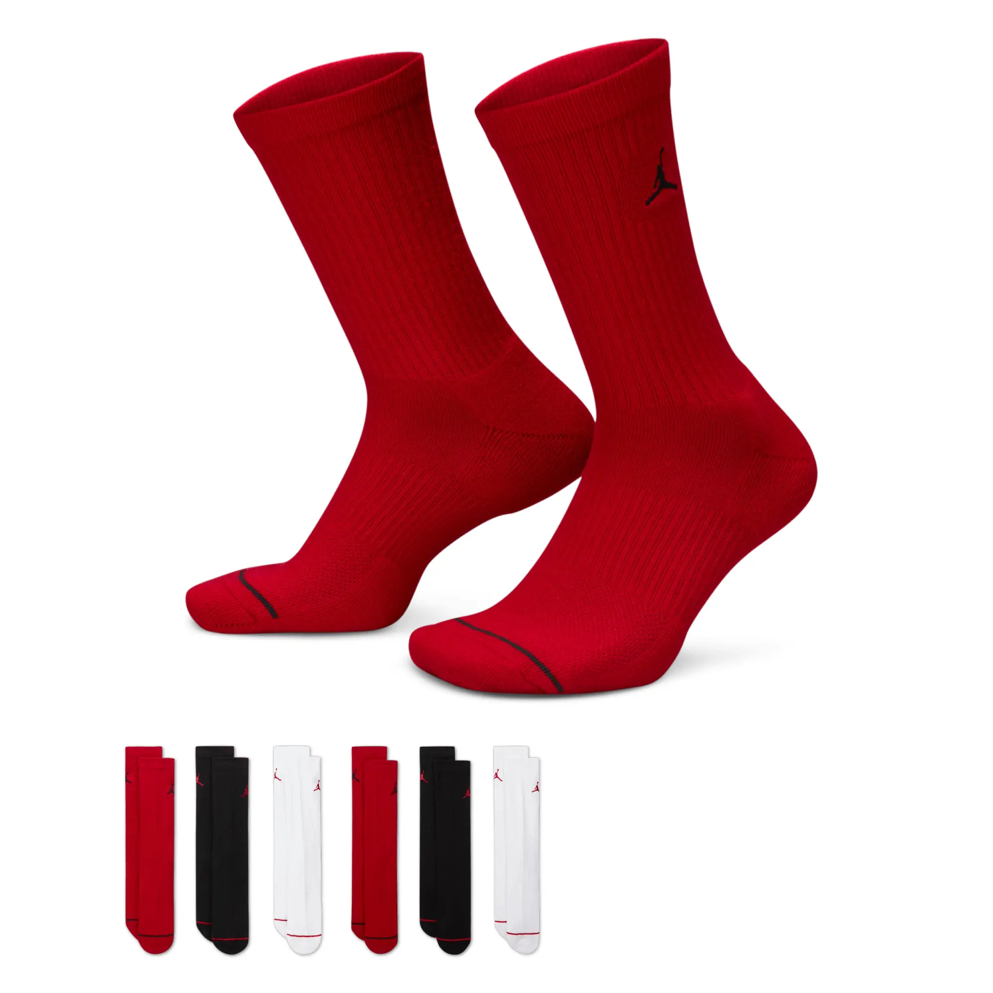 Nike Jordan Everyday Cushioned Crew Socks - Multi-Colour