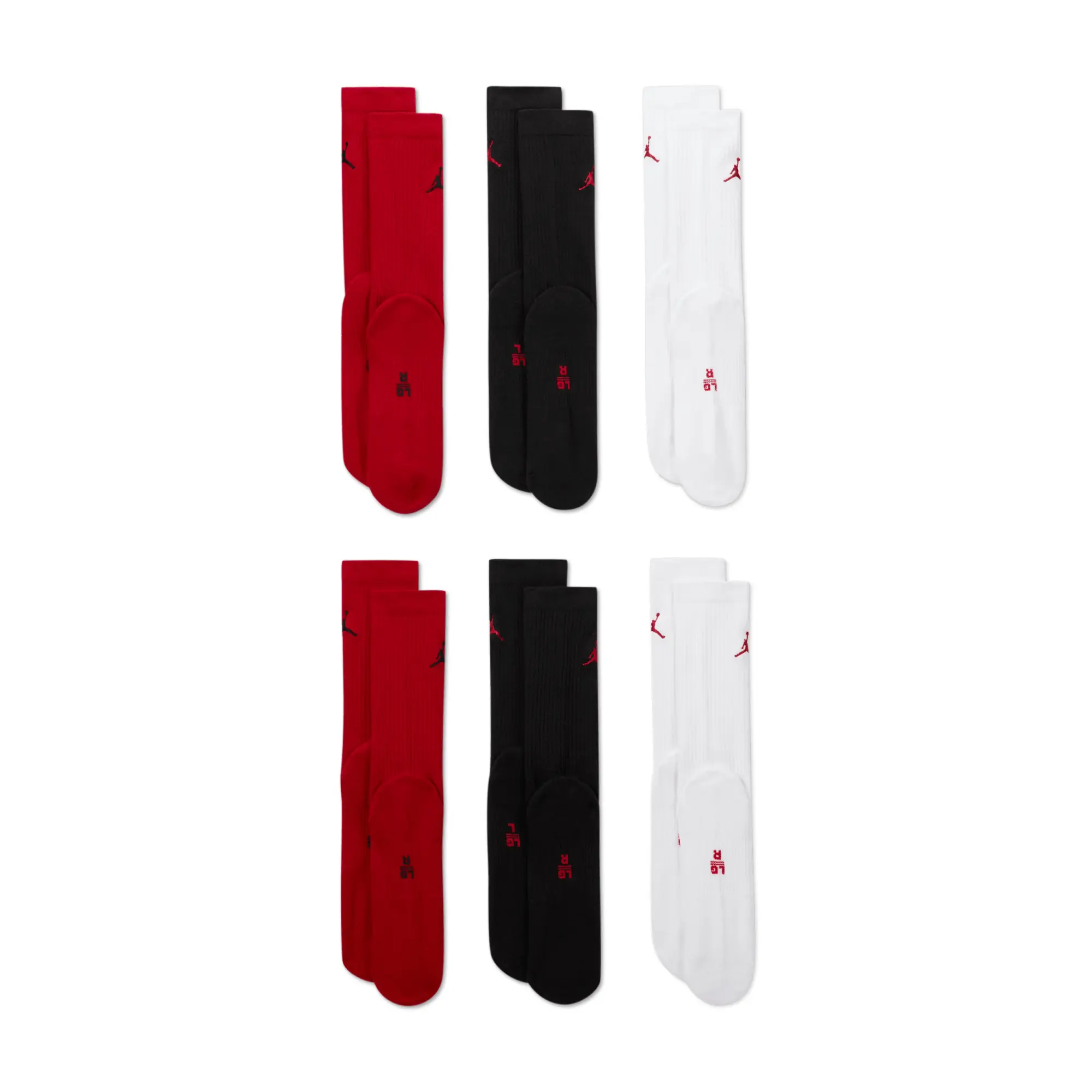 Nike Jordan Everyday Cushioned Crew Socks - Multi-Colour