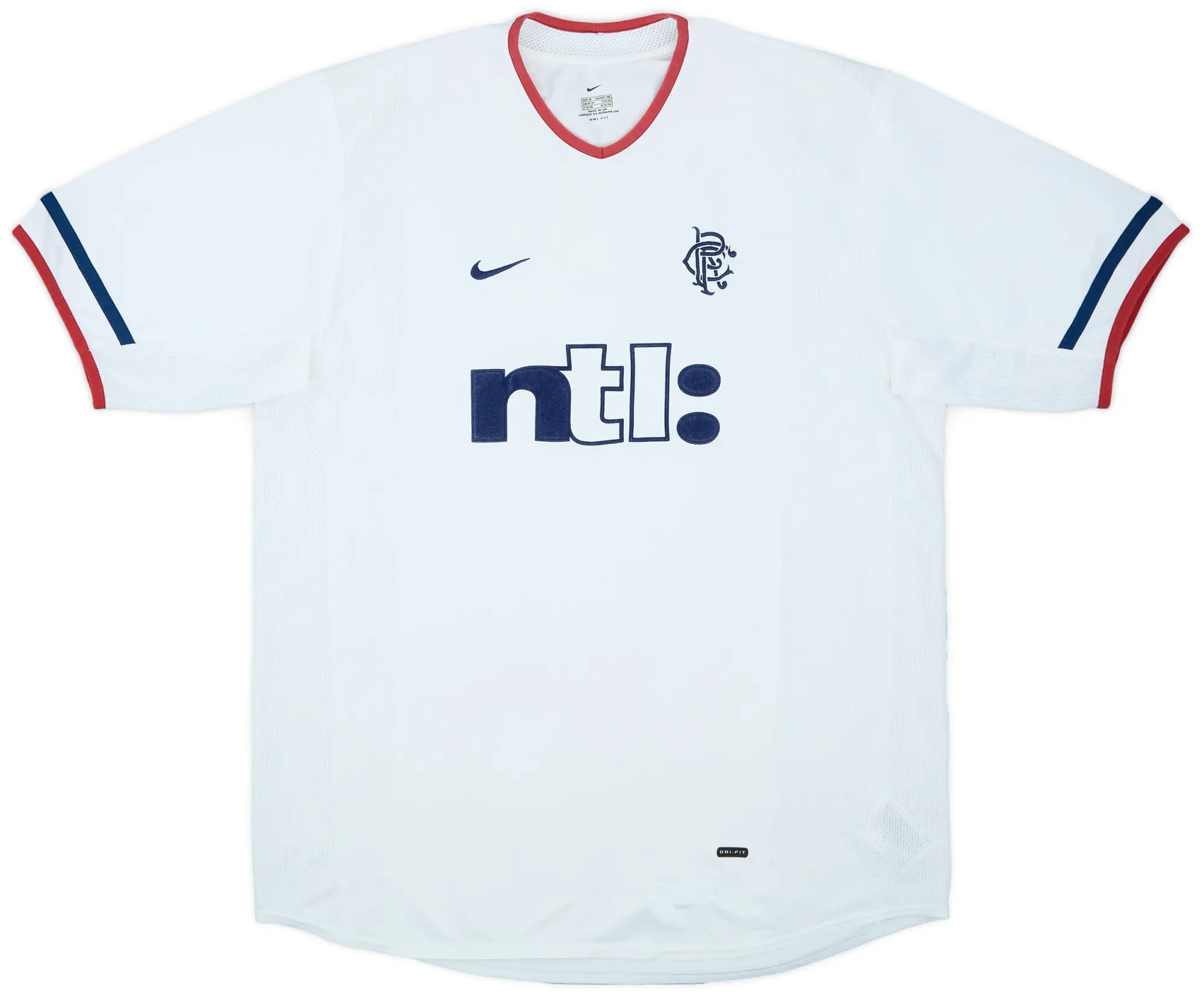 Nike Rangers Mens SS Away Shirt 2001/02
