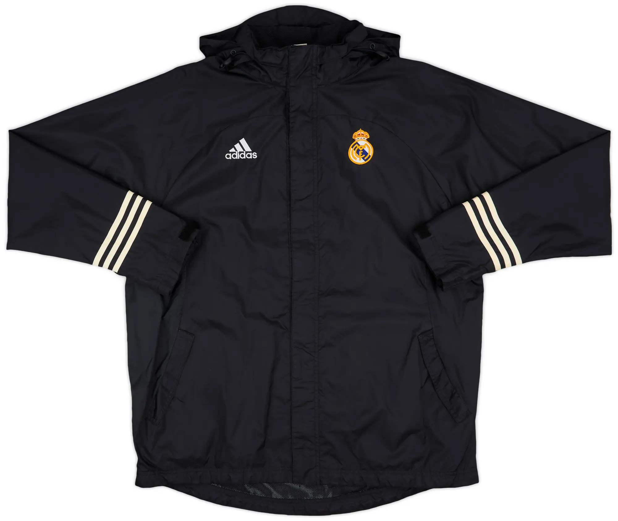 2002-03 Real Madrid adidas Hooded Rain Jacket - 7/10 - (XXL)