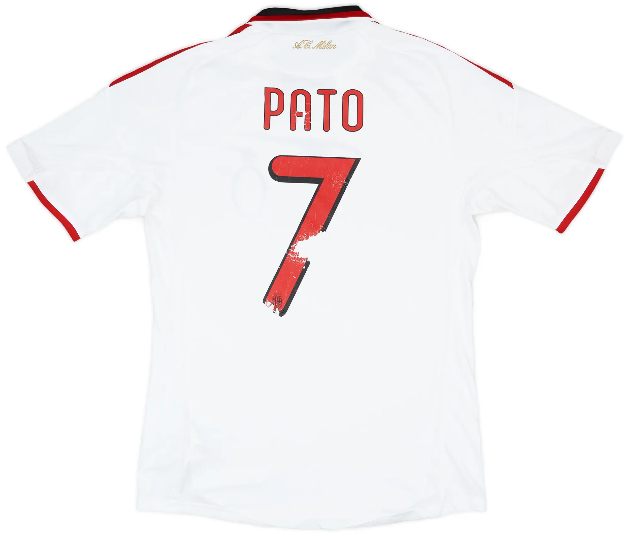 2009-10 AC Milan Away Shirt Pato #7 - 4/10 - (M)