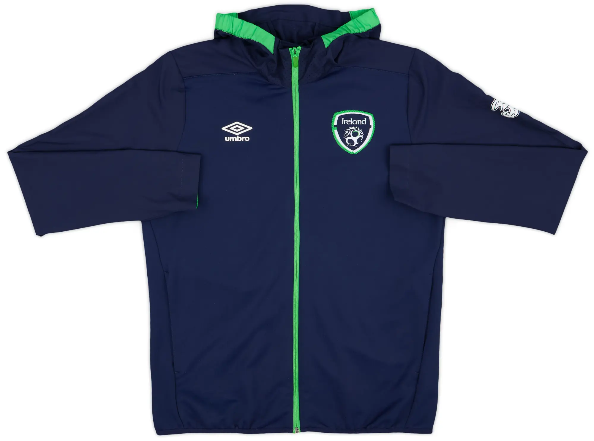 2016-17 Ireland Umbro Hooded Track Jacket - 9/10 - (L)