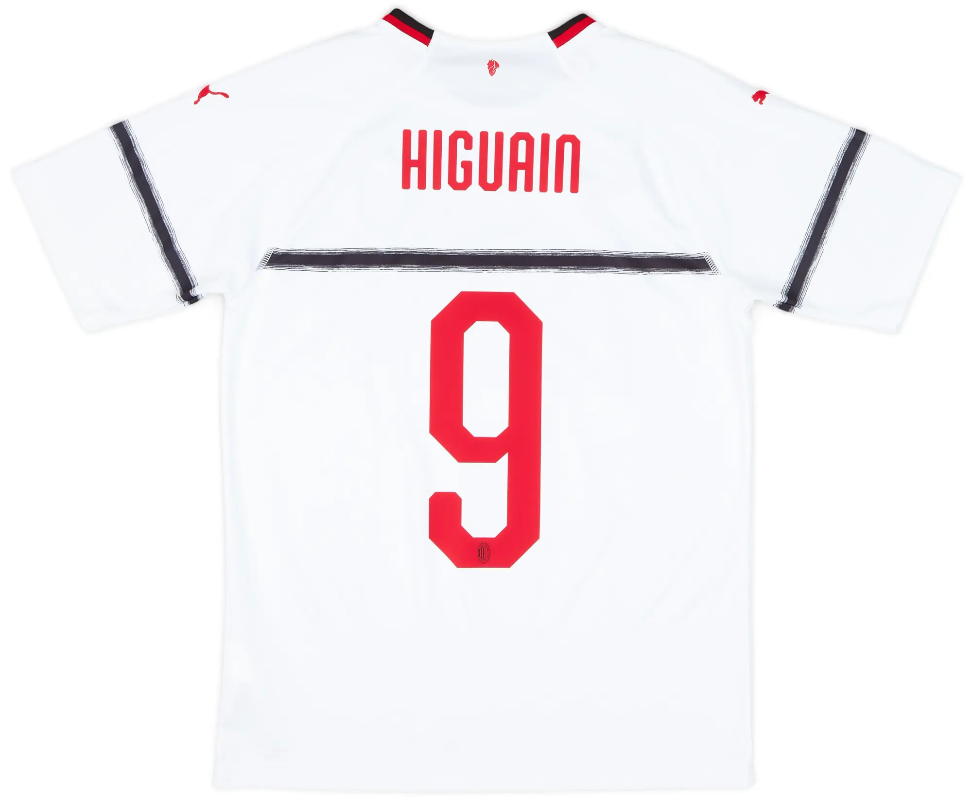 2018-19 AC Milan Away Shirt Higuain #9 - 8/10 - (M)