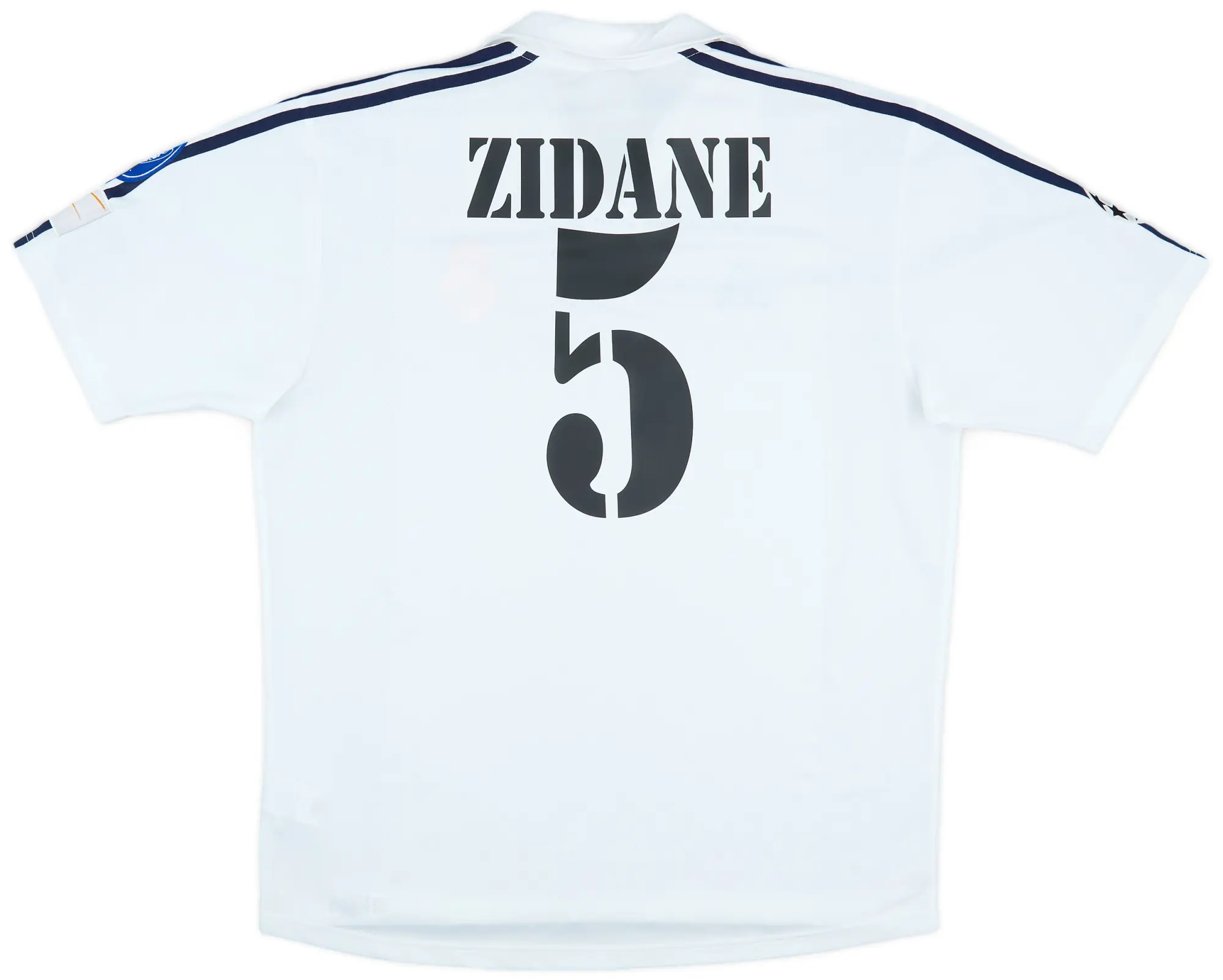 2002-03 Real Madrid Centenary Home Shirt Zidane #5 - 6/10 - (L)
