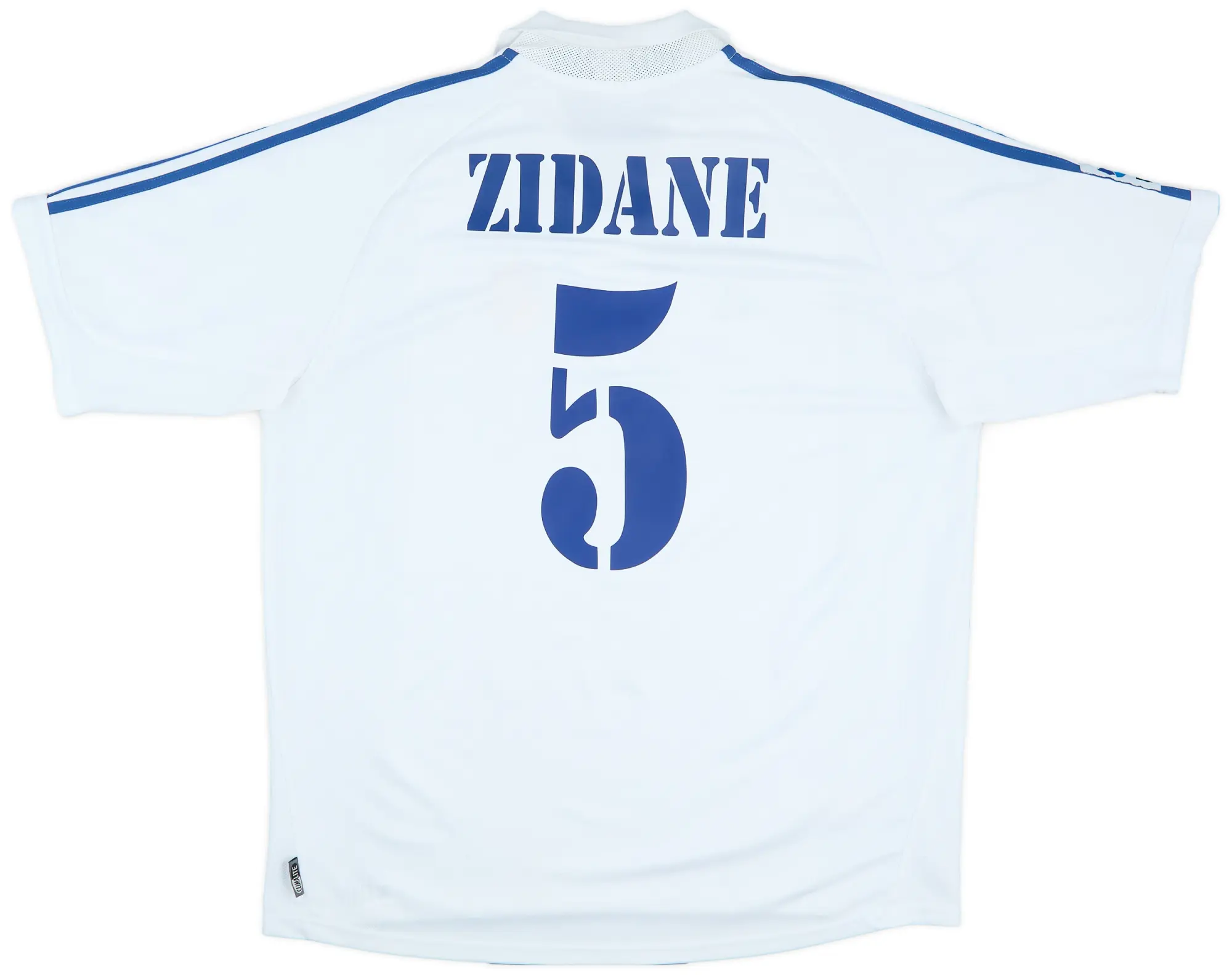 2001 Real Madrid Home Shirt Zidane #5 - 9/10 - (XL)
