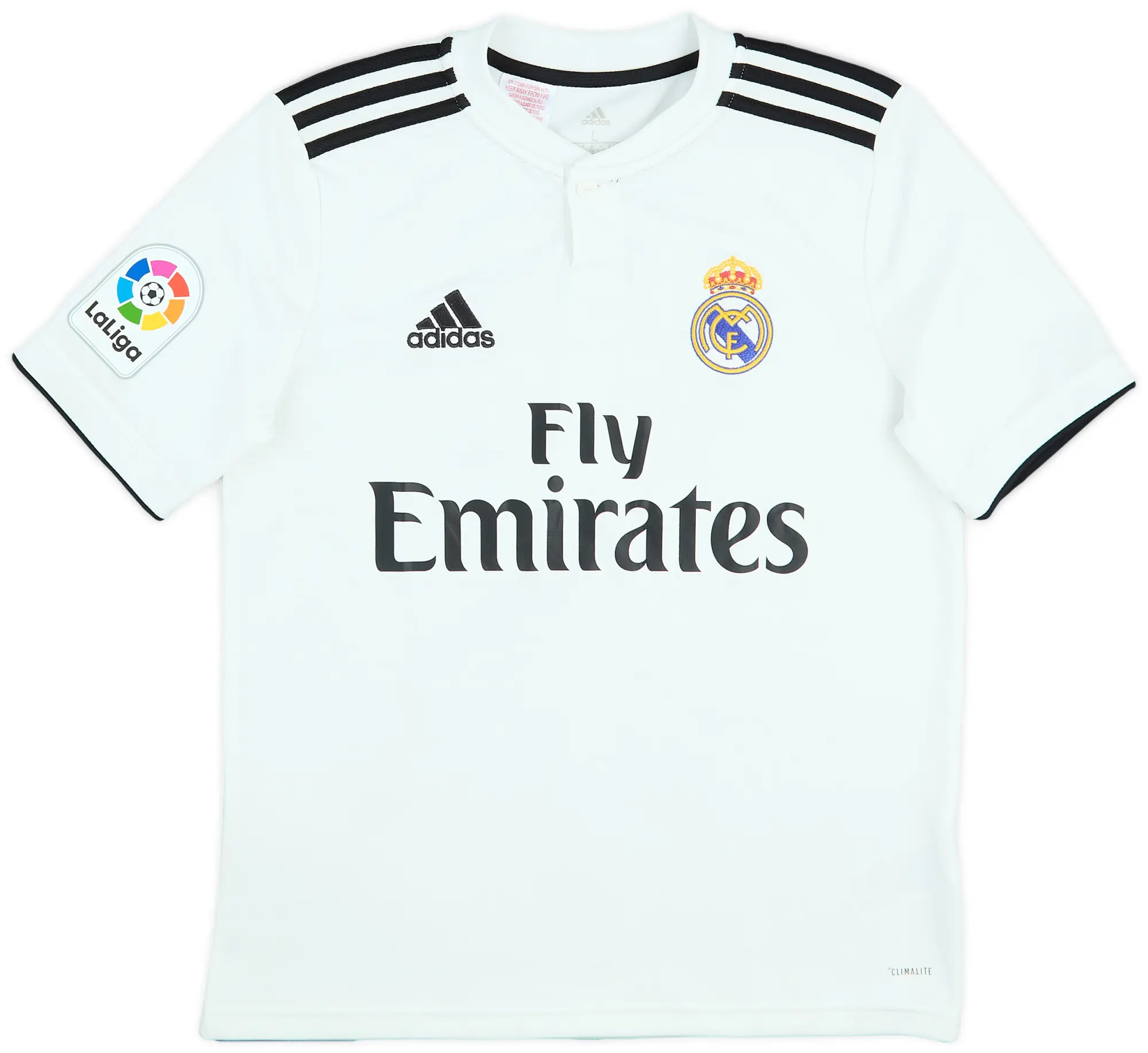 2018-19 Real Madrid Home Shirt - 10/10 - (L.Boys)