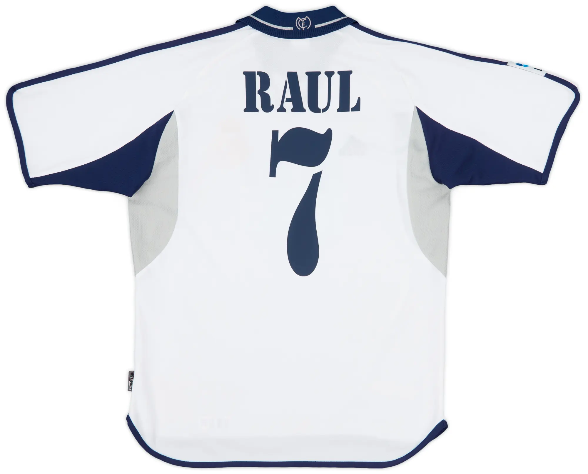 2000-01 Real Madrid Home Shirt Raul #7 - 8/10 - (M)