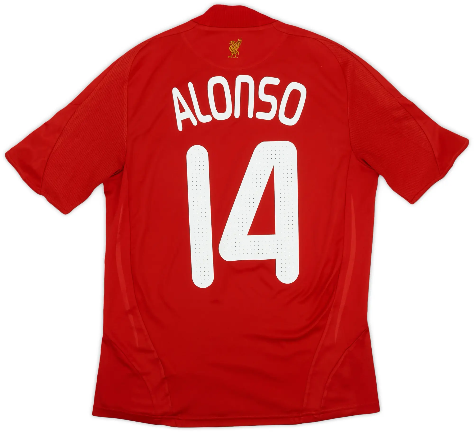 2008-10 Liverpool Home Shirt Alonso #14 - 6/10 - (S)