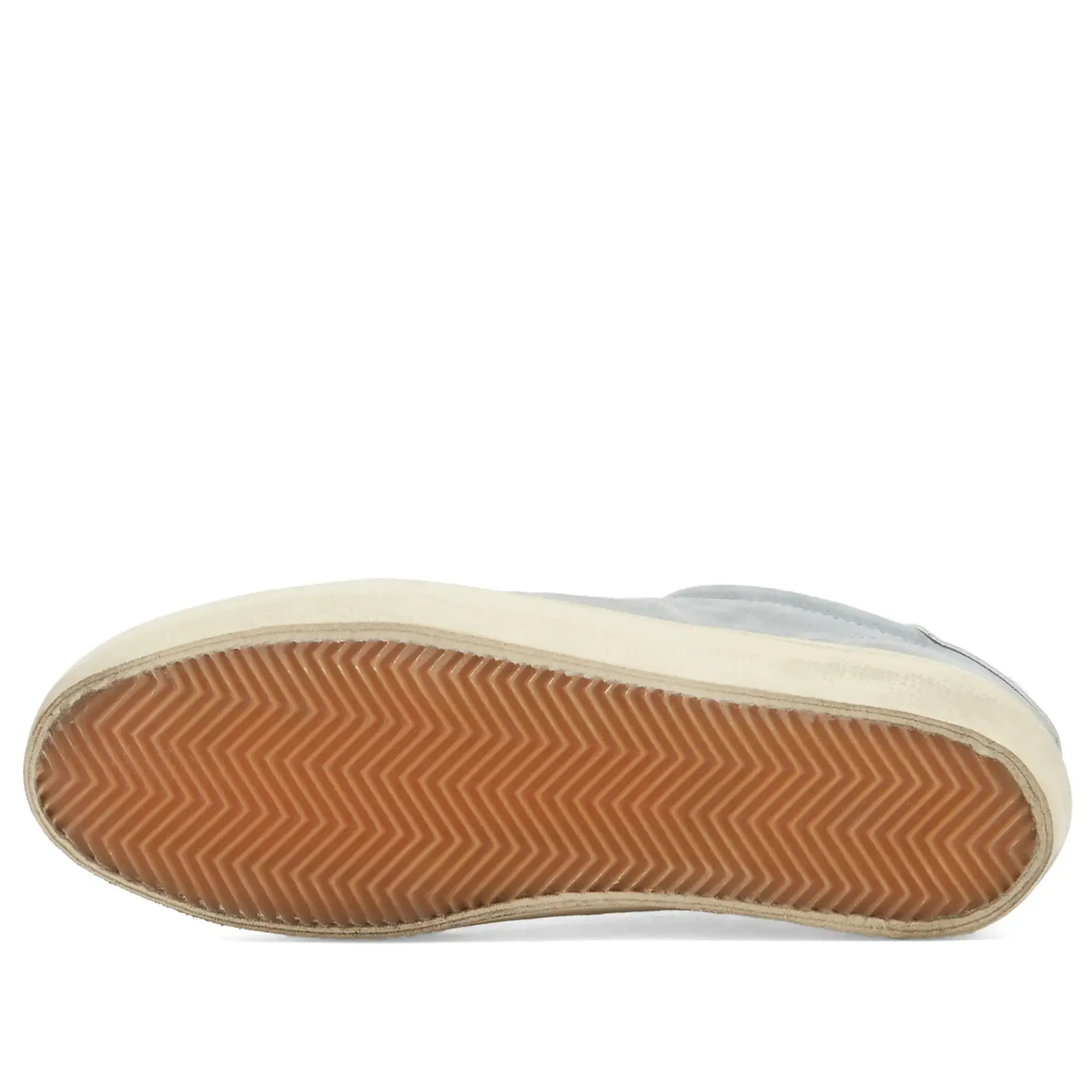 Golden Goose Men's Soul-Star Leather Sneaker Grey/White