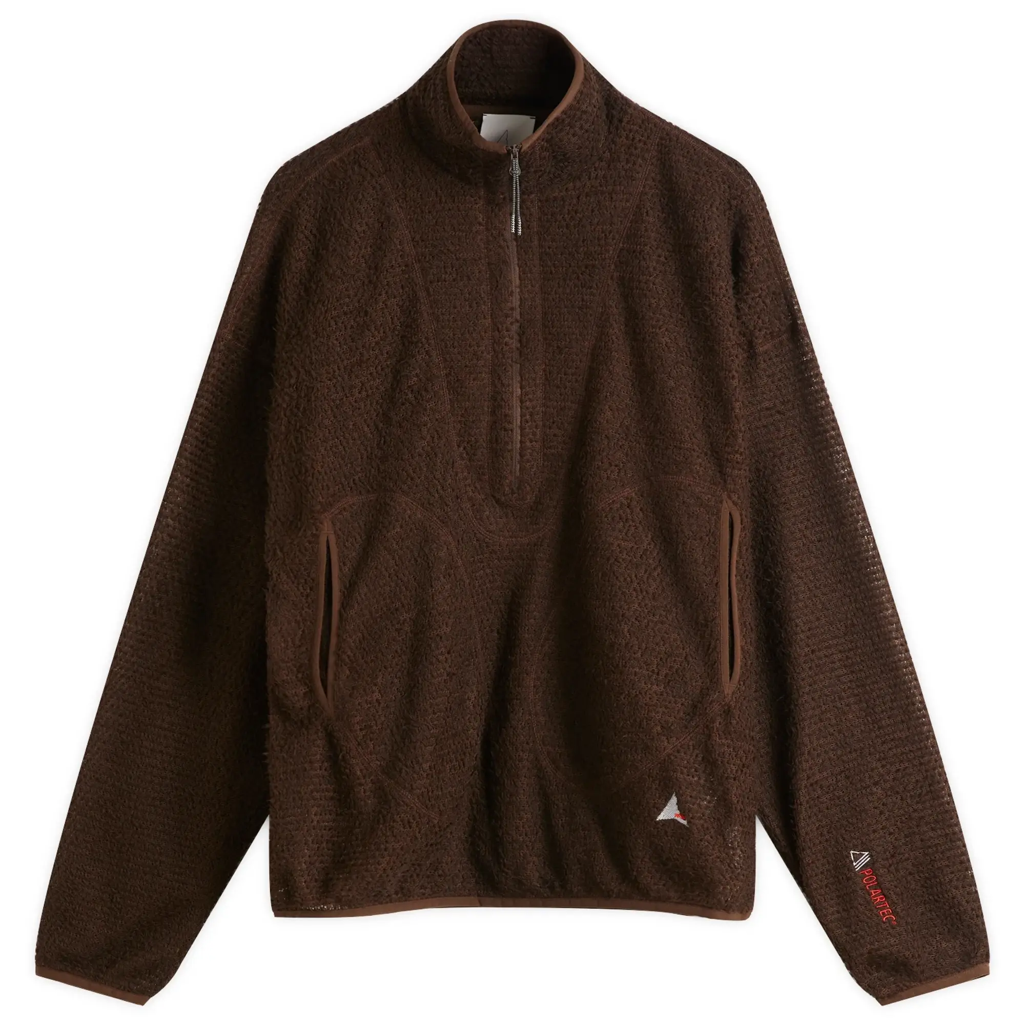 ROA Men's Alpha Direct Half Zip Dark Brown
