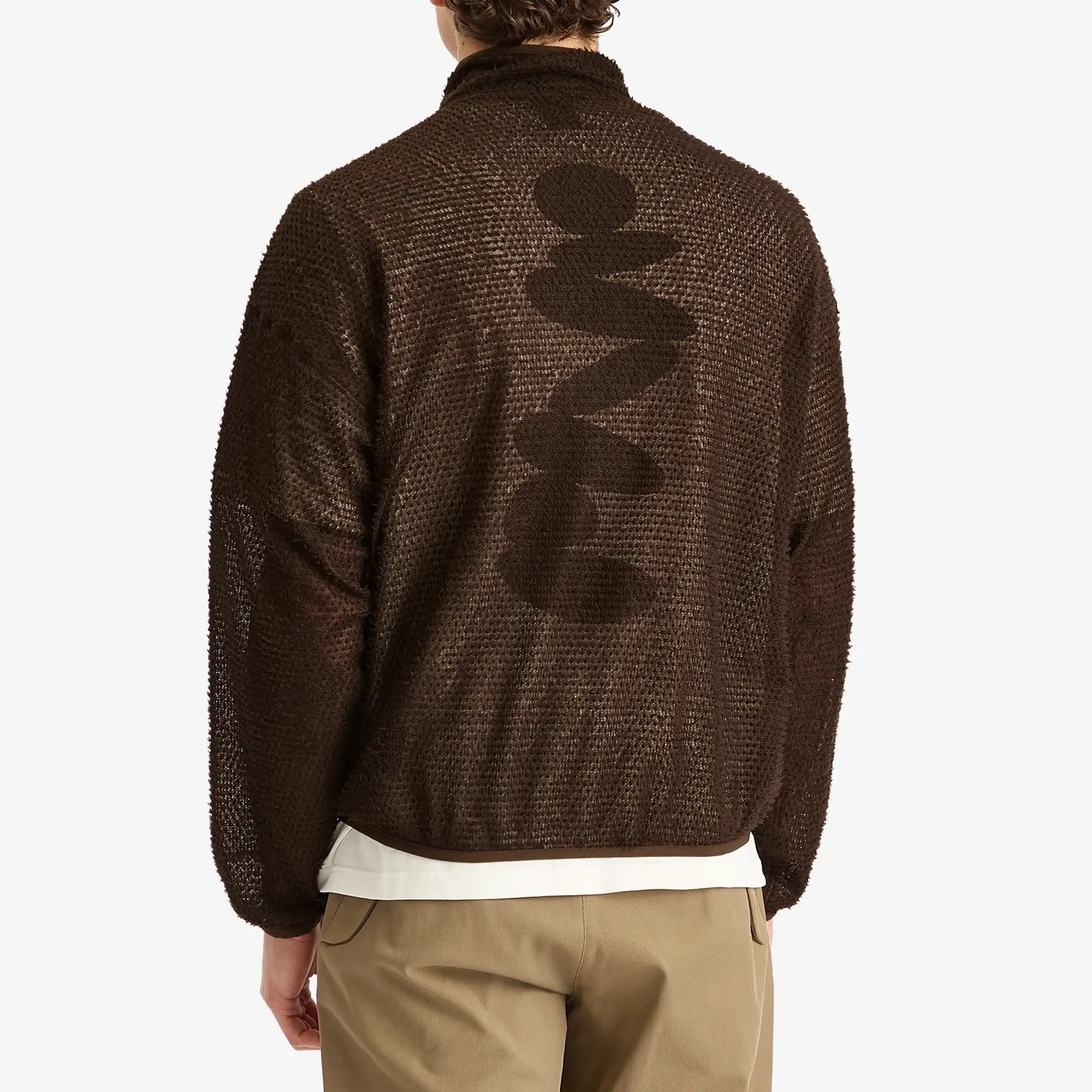 ROA Men's Alpha Direct Half Zip Dark Brown