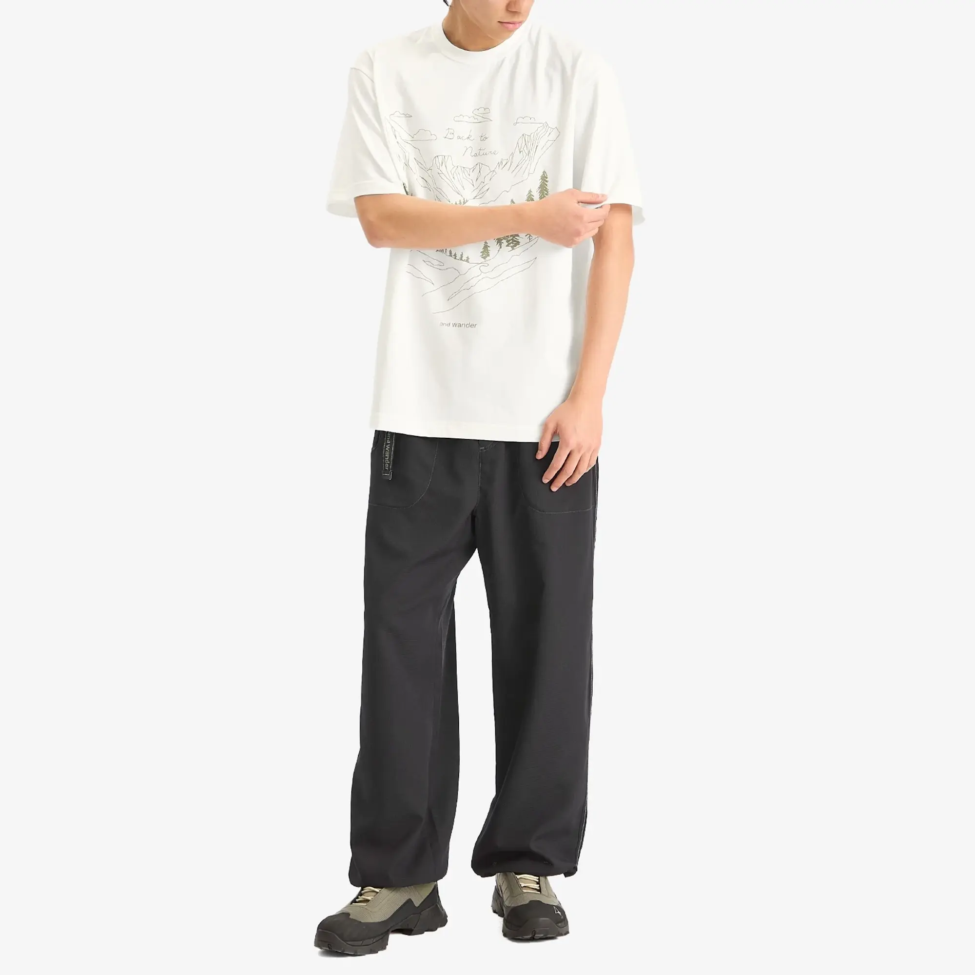 and wander Men's Back To Nature T-Shirt White