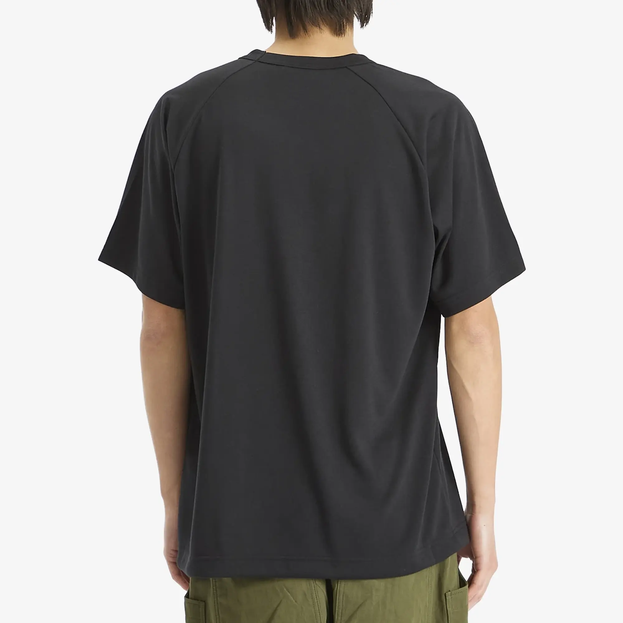 Comme des Garçons Homme Plus Men's Zip Short Sleeve T-Shirt Black
