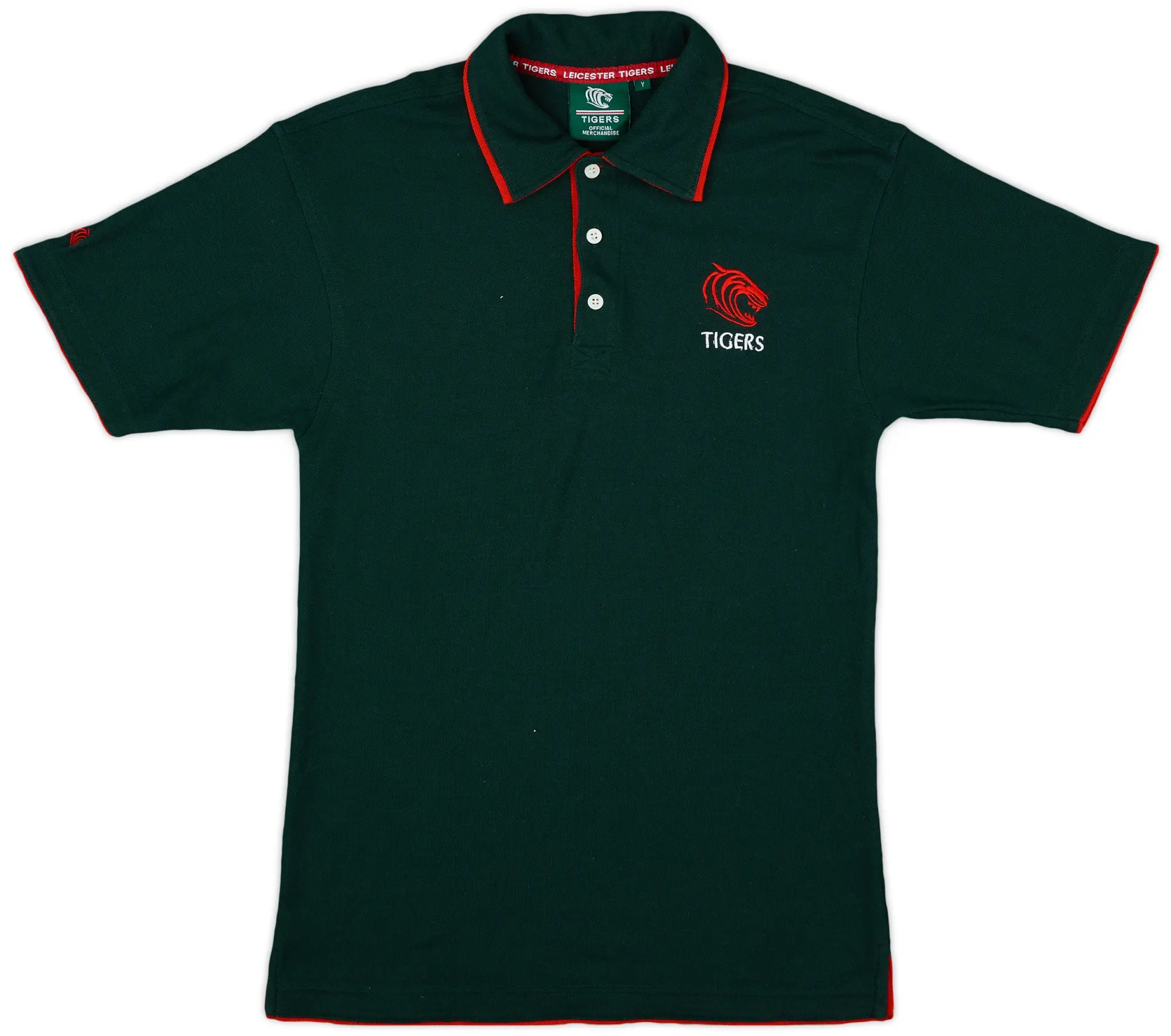 2000s Leicester Tigers Rugby Polo Shirt - 9/10 - (XL.Boys)
