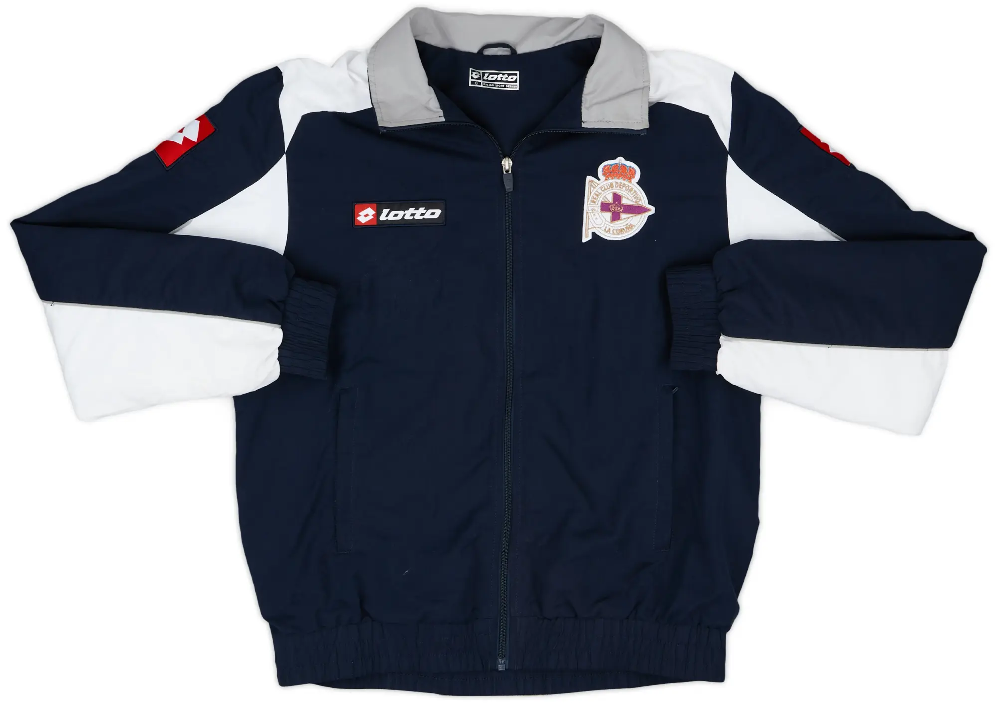 2012-13 Deportivo Lotto Track Jacket - 8/10 - (S)