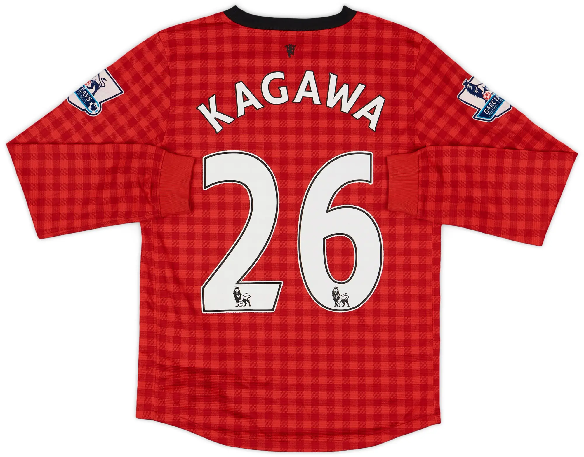 2012-13 Manchester United Home L/S Shirt Kagawa #26 - 7/10 - (M.Boys)