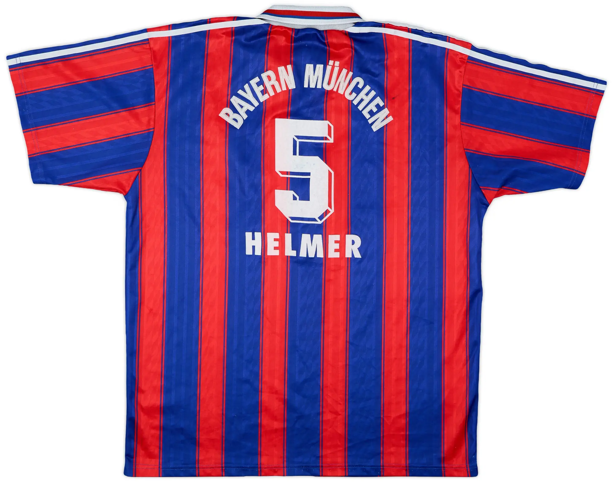 1995-97 Bayern Munich Home Shirt Helmer #5 - 7/10 - (XXL)