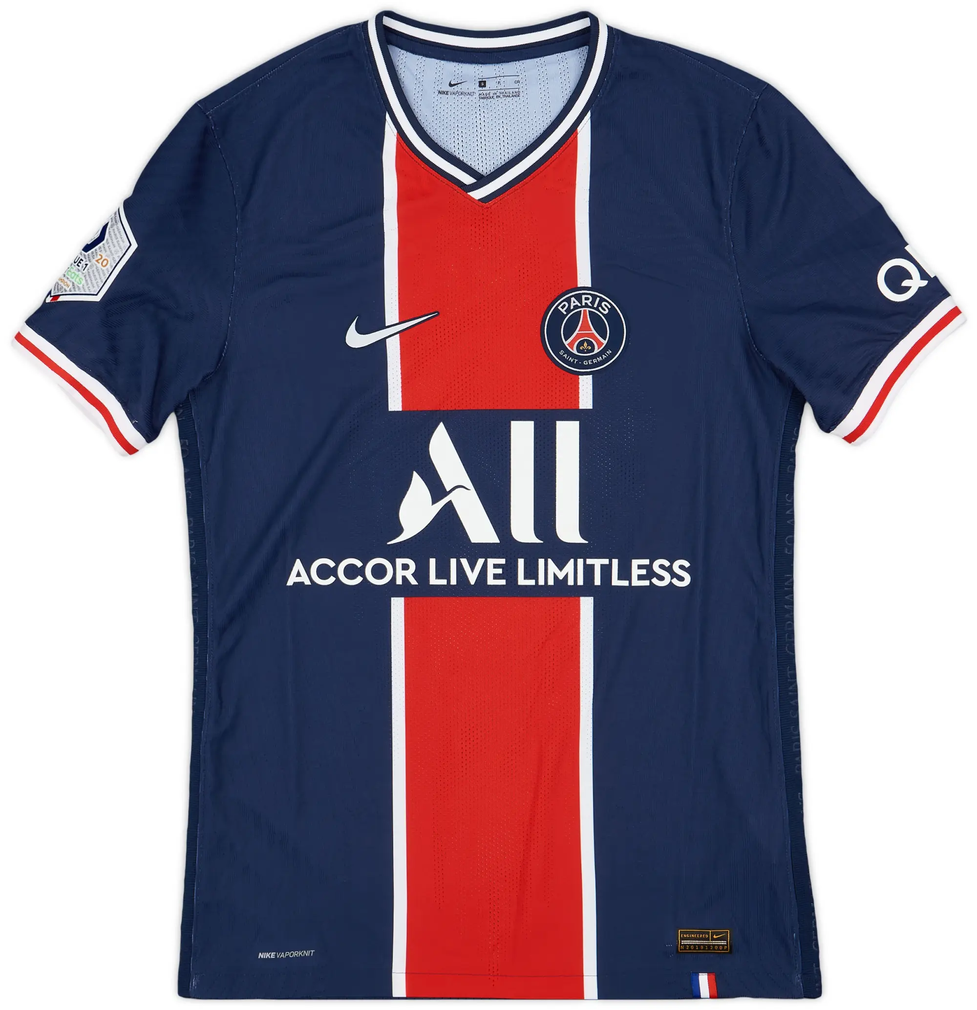 2020-21 Paris Saint-Germain Authentic Home Shirt - 10/10 - (S)