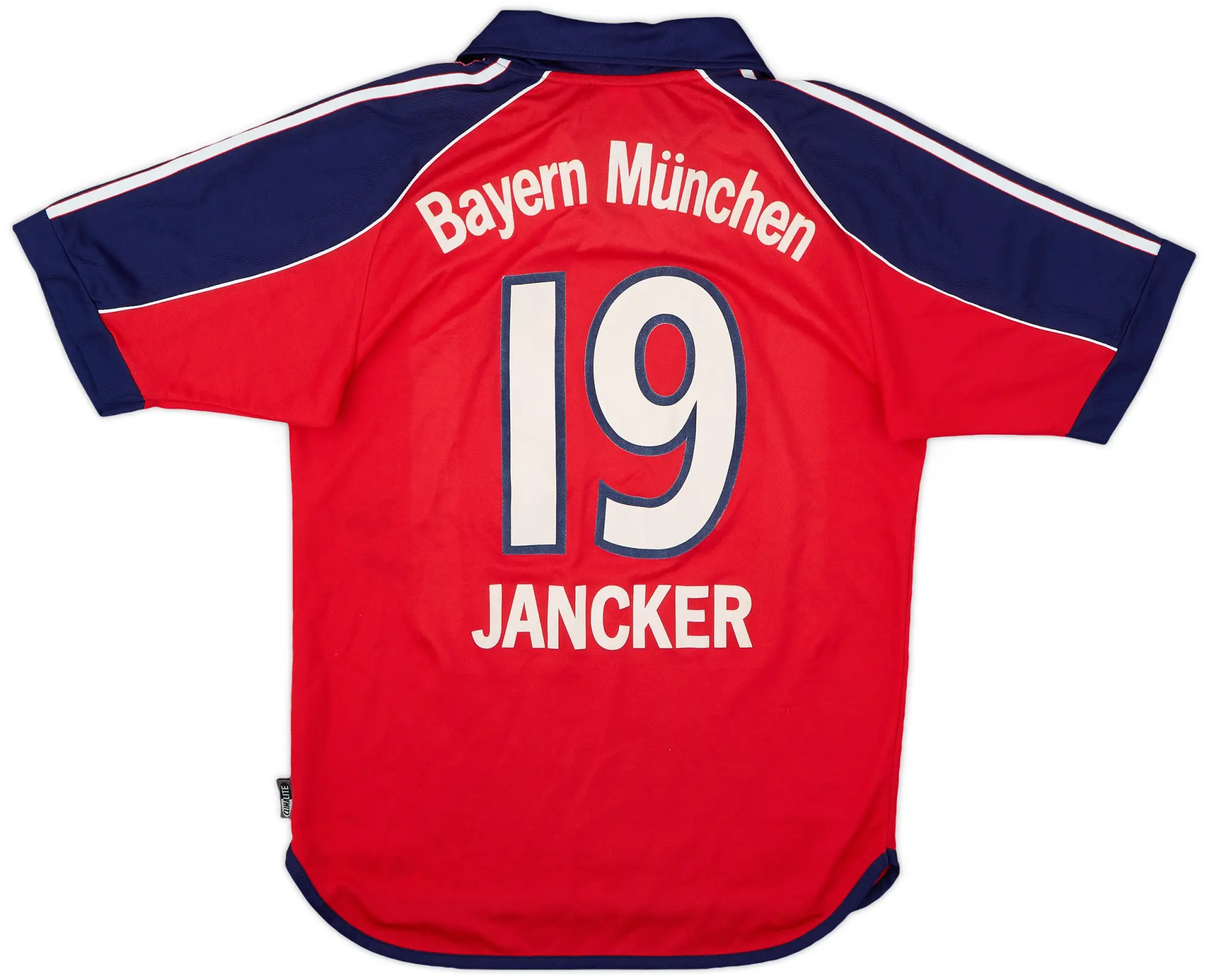 1999-01 Bayern Munich Home Shirt Jancker #19 - 7/10 - (S)