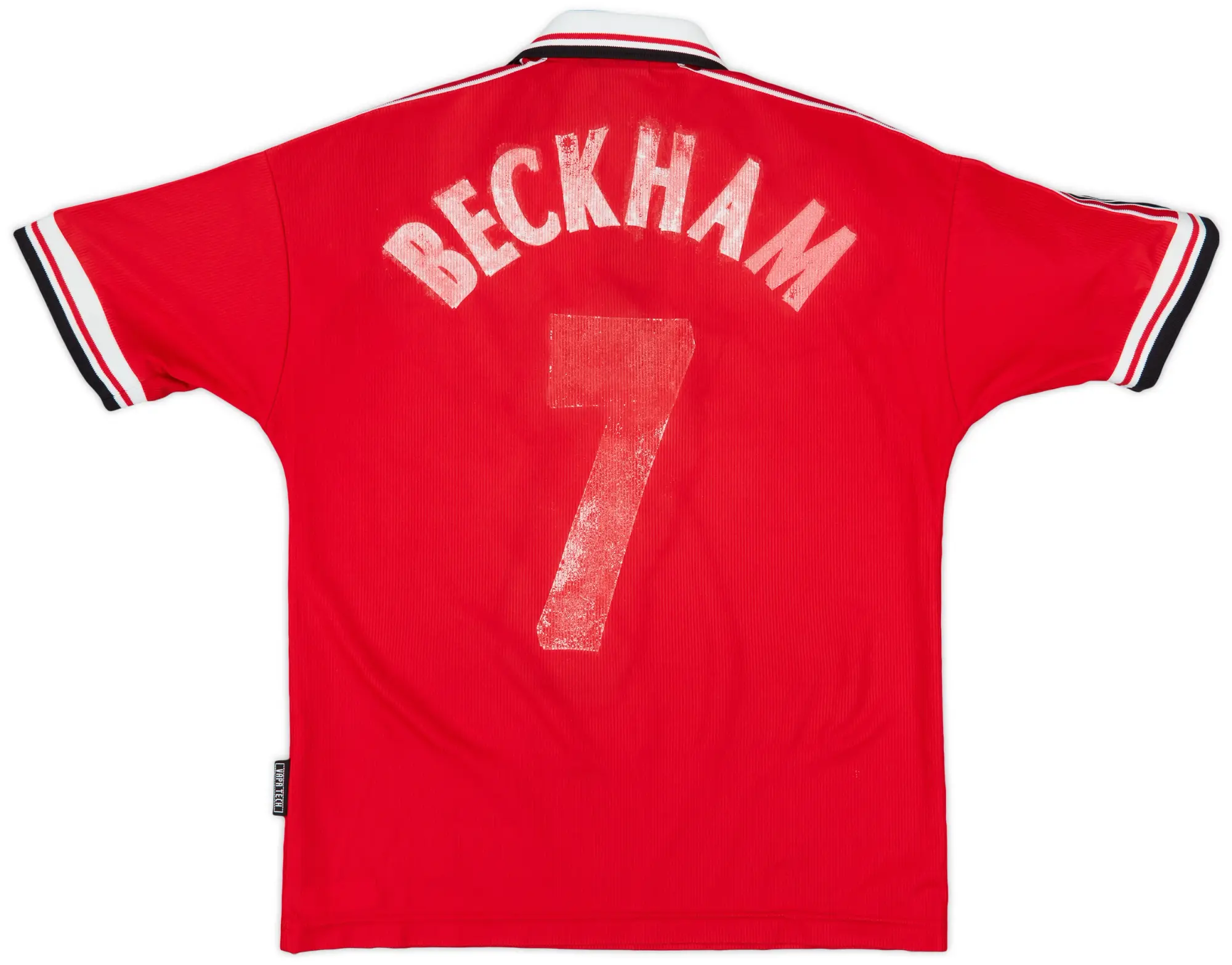 1998-00 Manchester United Home Shirt Beckham #7 - 3/10 - (XL.Boys)
