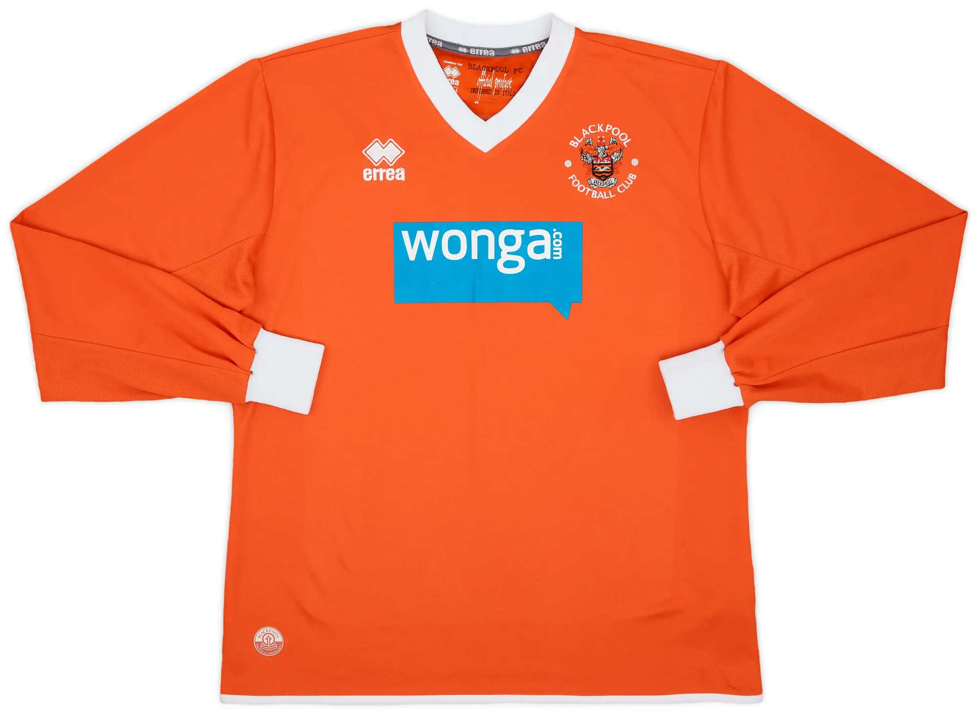 2013-15 Blackpool Home L/S Shirt - 8/10 - (L)